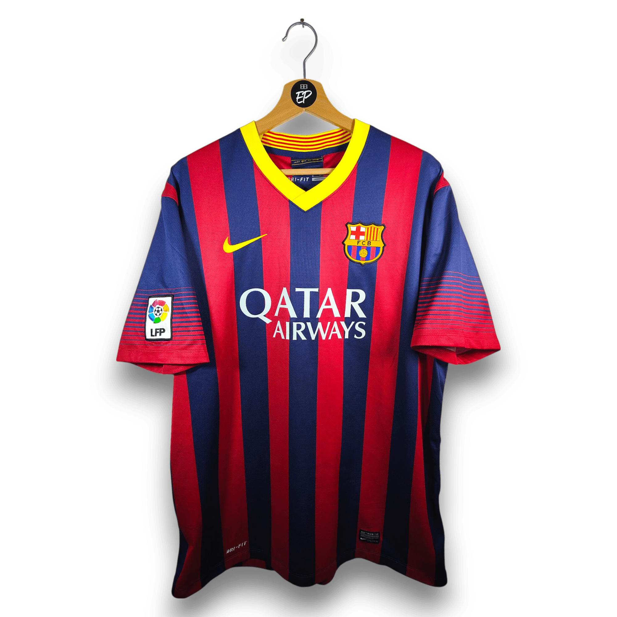 2013 - 14 FC Barcelona Home Shirt Neymar 11 - 9/10 - (XL) - Eternal Pitch