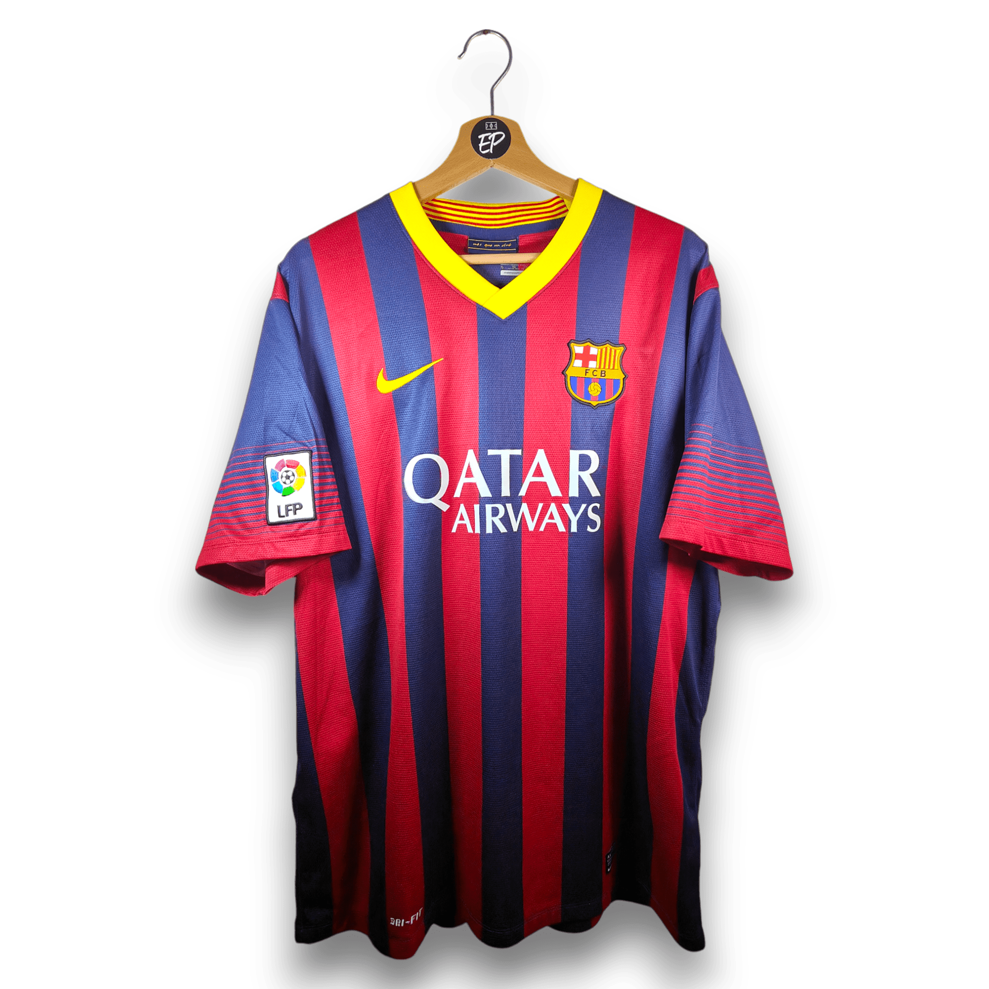 2013 - 14 FC Barcelona Home Shirt Neymar 11 - 9/10 - (XL) - Eternal Pitch
