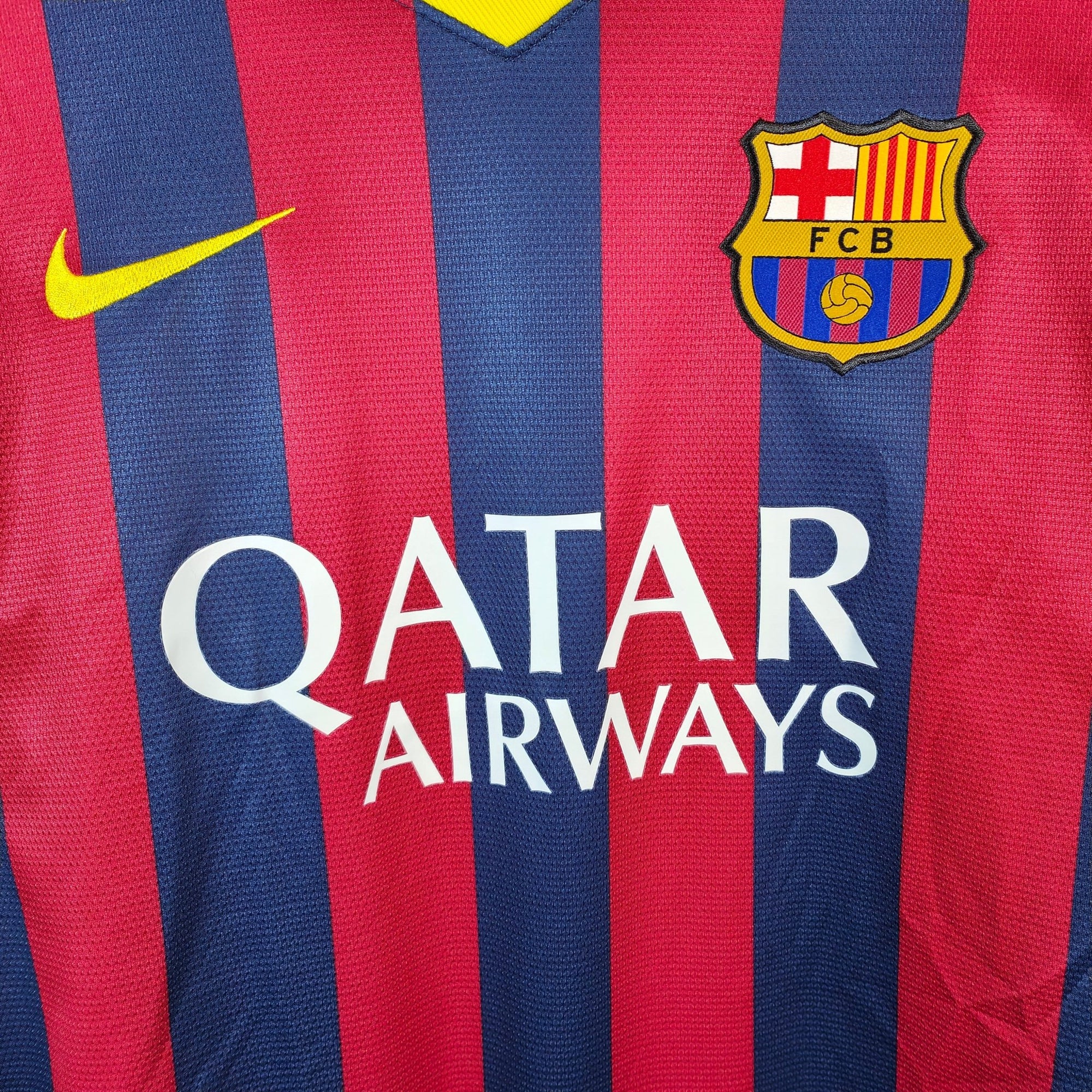 2013 - 14 FC Barcelona Home Shirt Neymar 11 - 9.5/10 - (M) - Eternal Pitch