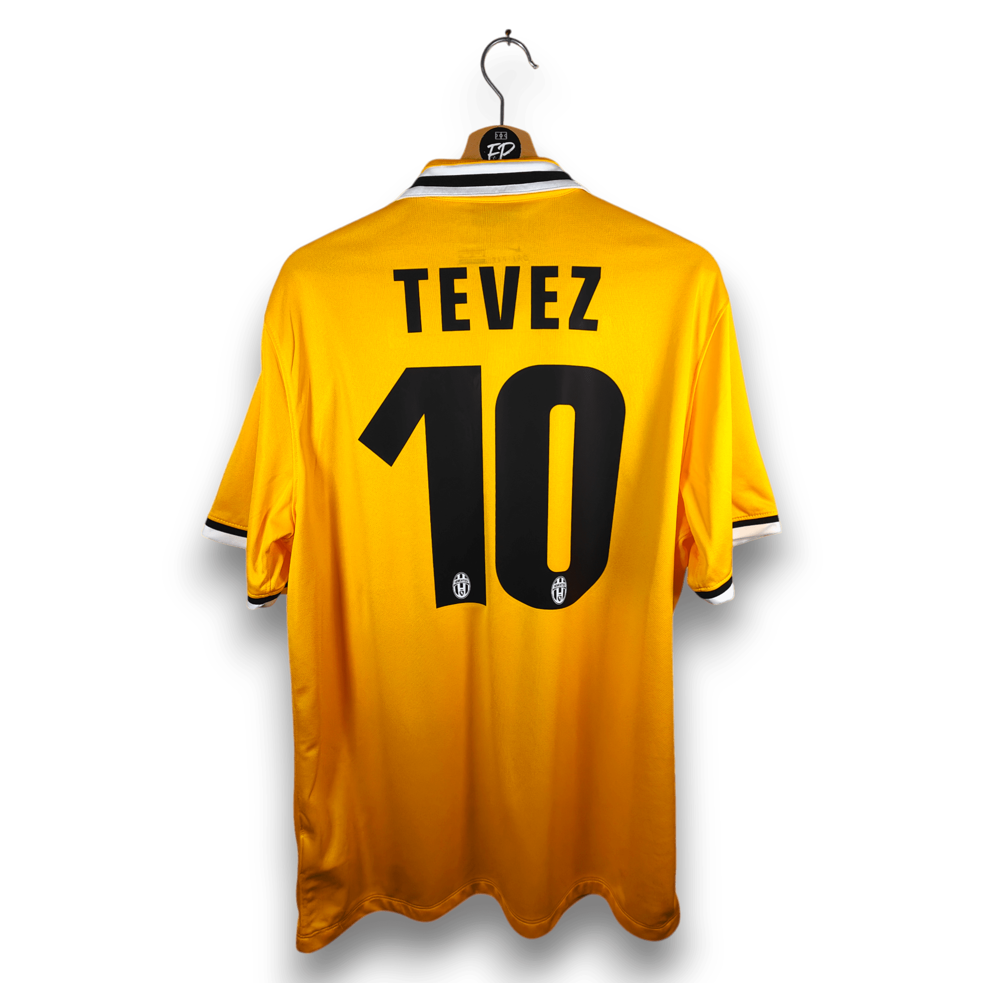 2013 - 14 Juventus Away Shirt Tevez 10 - 9.5/10 - (XL) - Eternal Pitch