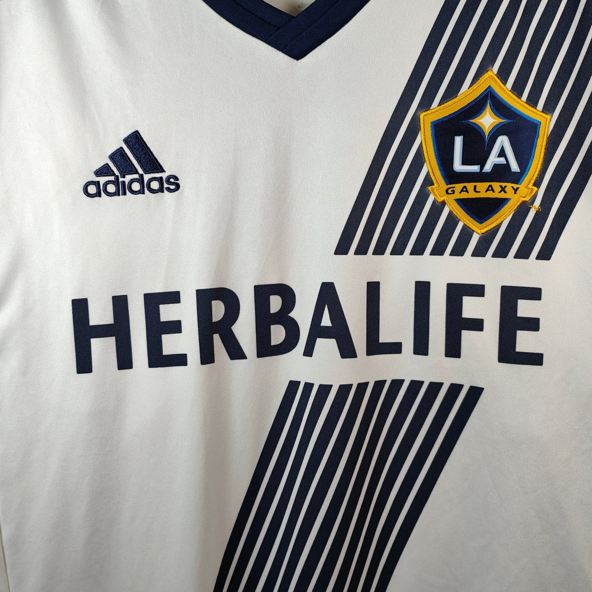 2013 - 14 Los Angeles Galaxy Home Shirt - 9/10 - (L) - Eternal Pitch
