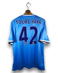 2013 - 14 Manchester City Home Shirt Toure Yaya 42 - 8.5/10 - (L) - Eternal Pitch