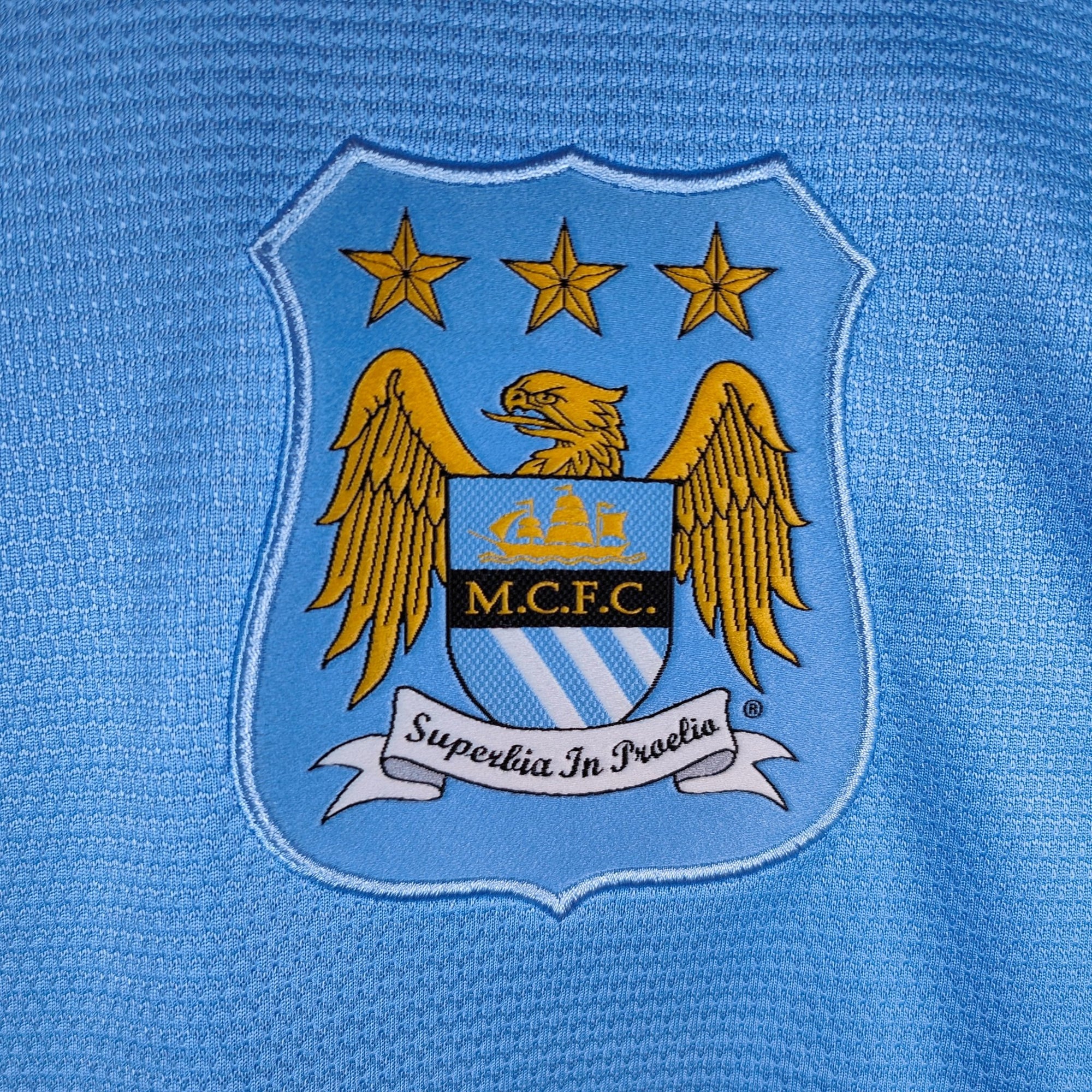 2013 - 14 Manchester City Home Shirt Toure Yaya 42 - 8.5/10 - (L) - Eternal Pitch