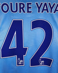 2013 - 14 Manchester City Home Shirt Toure Yaya 42 - 8.5/10 - (L) - Eternal Pitch