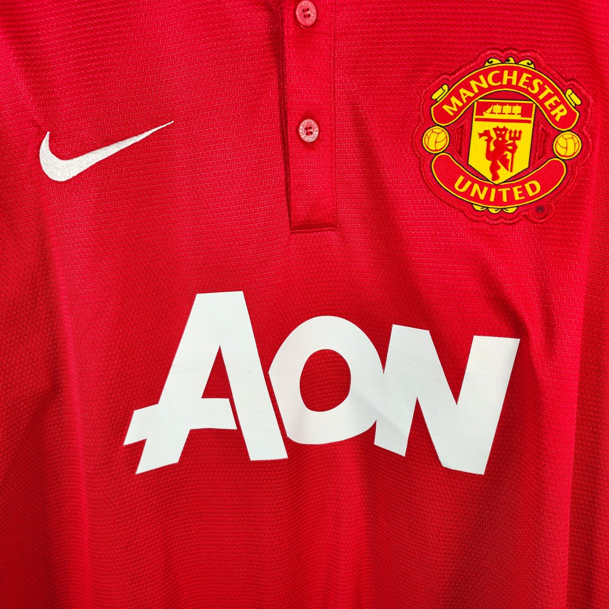 2013 - 14 Manchester United Home Shirt Rooney 10 - 7.5/10 - (L) - Eternal Pitch