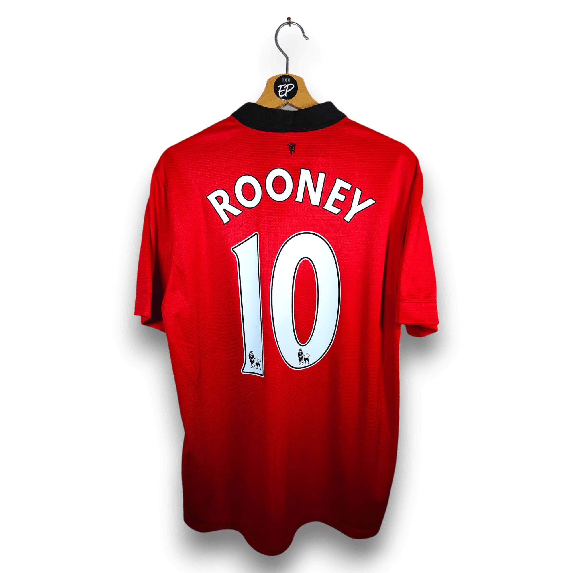2013 - 14 Manchester United Home Shirt Rooney 10 - 7.5/10 - (L) - Eternal Pitch