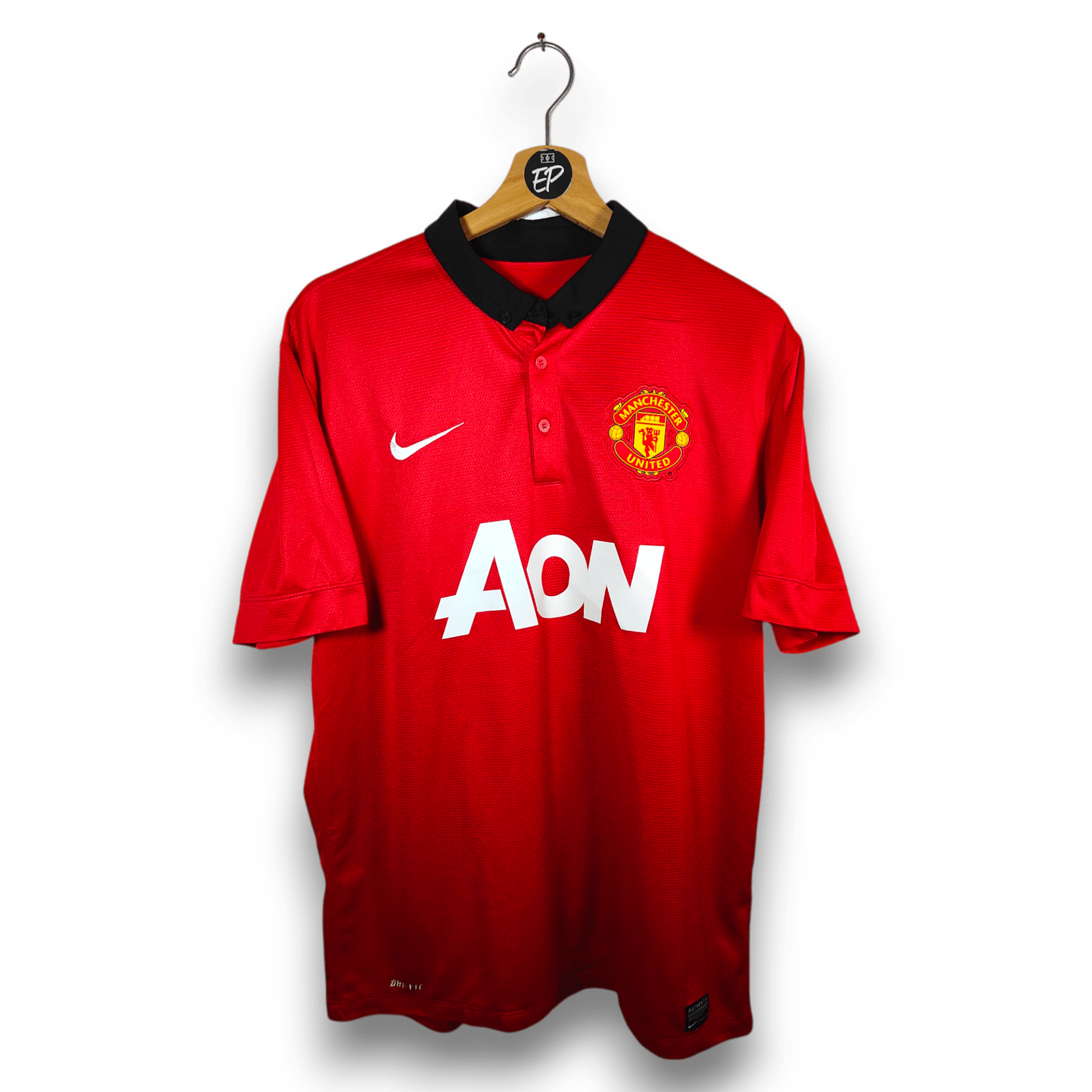 2013 - 14 Manchester United Home Shirt Rooney 10 - 7.5/10 - (L) - Eternal Pitch