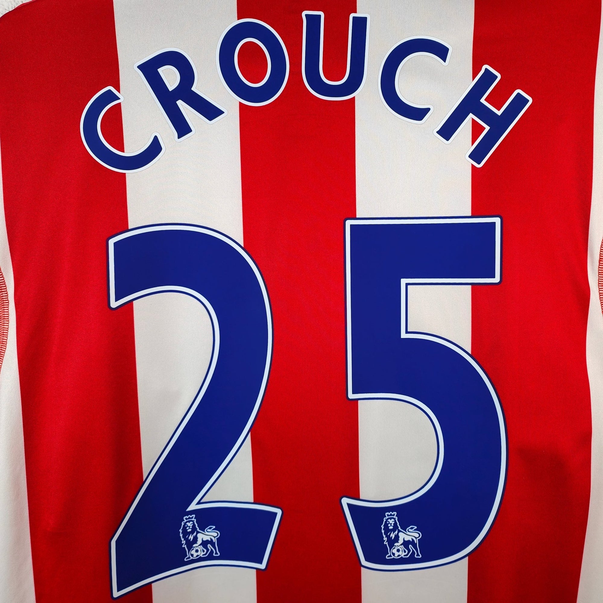 2013 - 14 Stoke City Home Shirt Crouch 25 - 7.5/10 - (XL) - Eternal Pitch