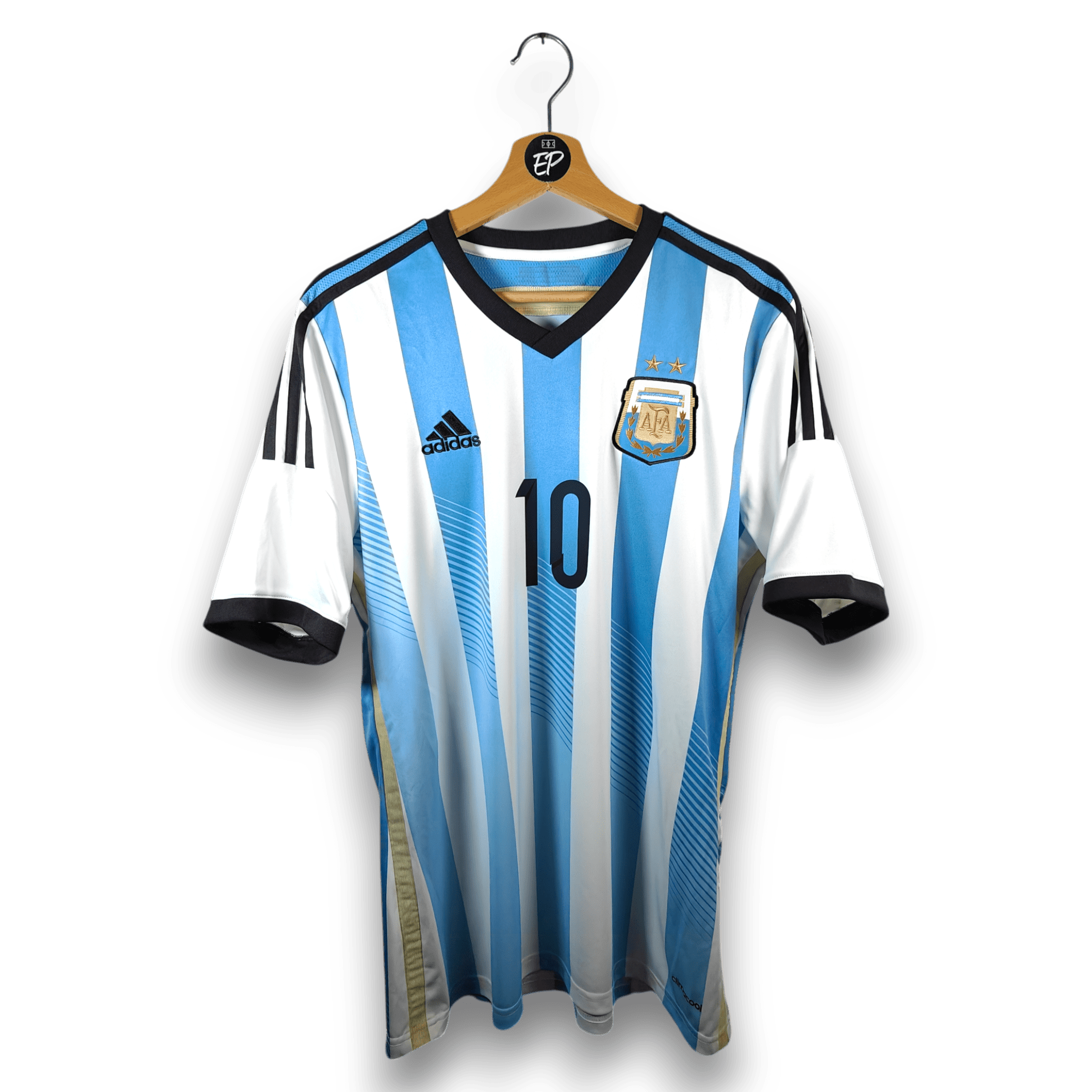 2013 - 15 Argentina Home Shirt Messi 10 - 9/10 - (M) - Eternal Pitch