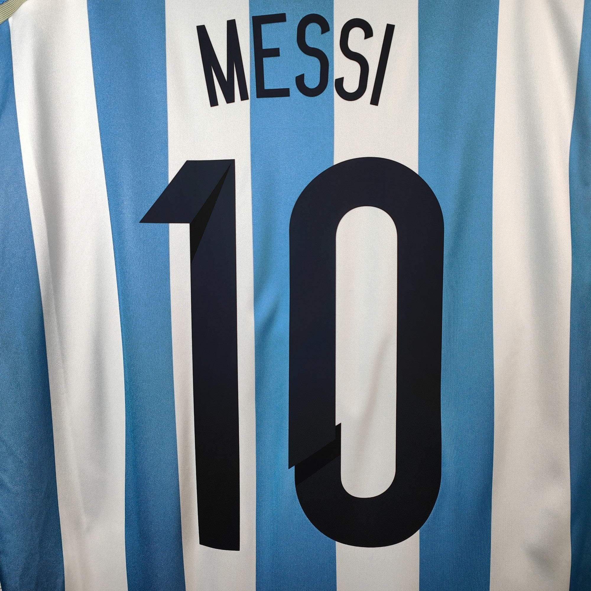 2013 - 15 Argentina Home Shirt Messi 10 (L) - Eternal Pitch