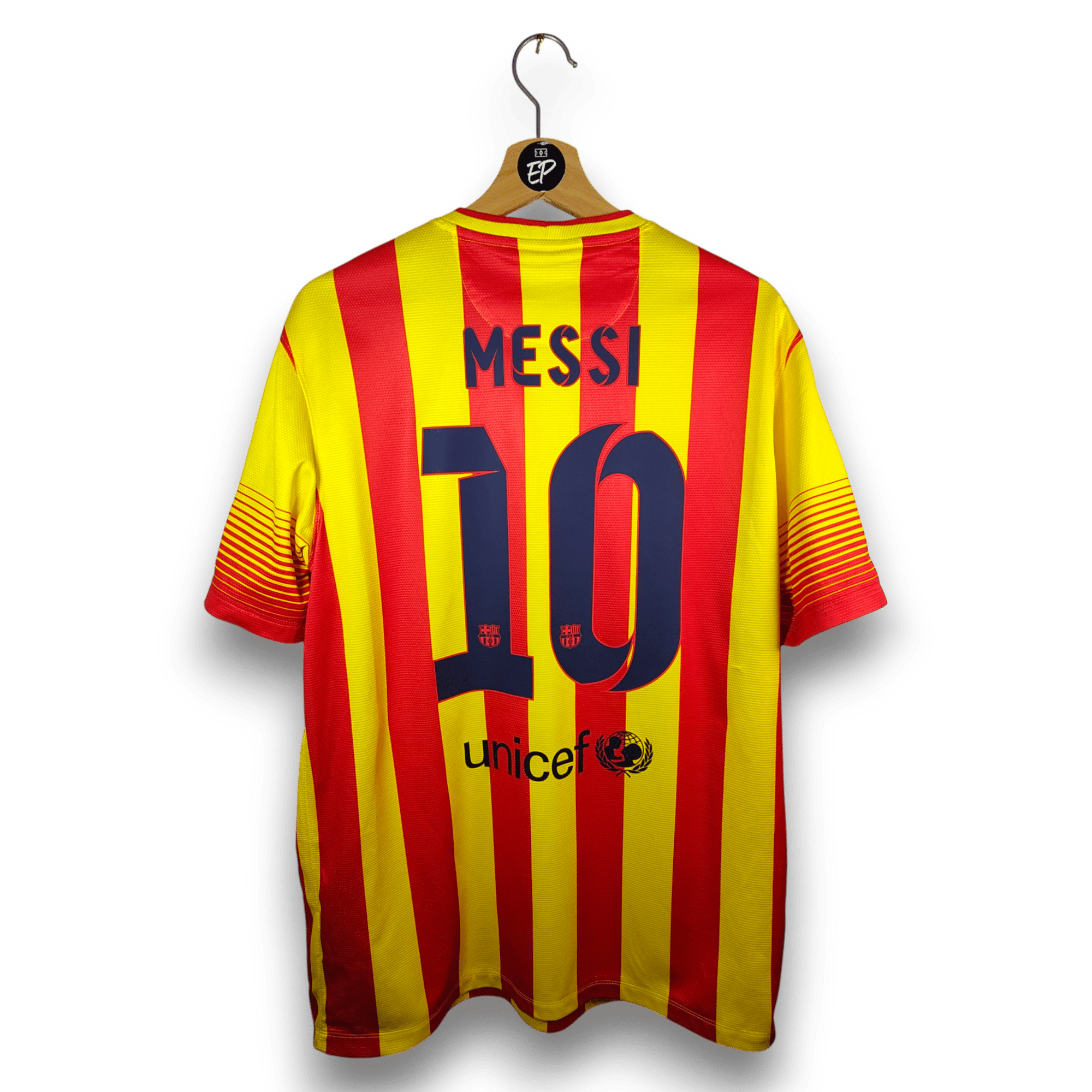 2013 - 15 FC Barcelona Away Shirt Messi 10 - 8.5/10 - (L) - Eternal Pitch