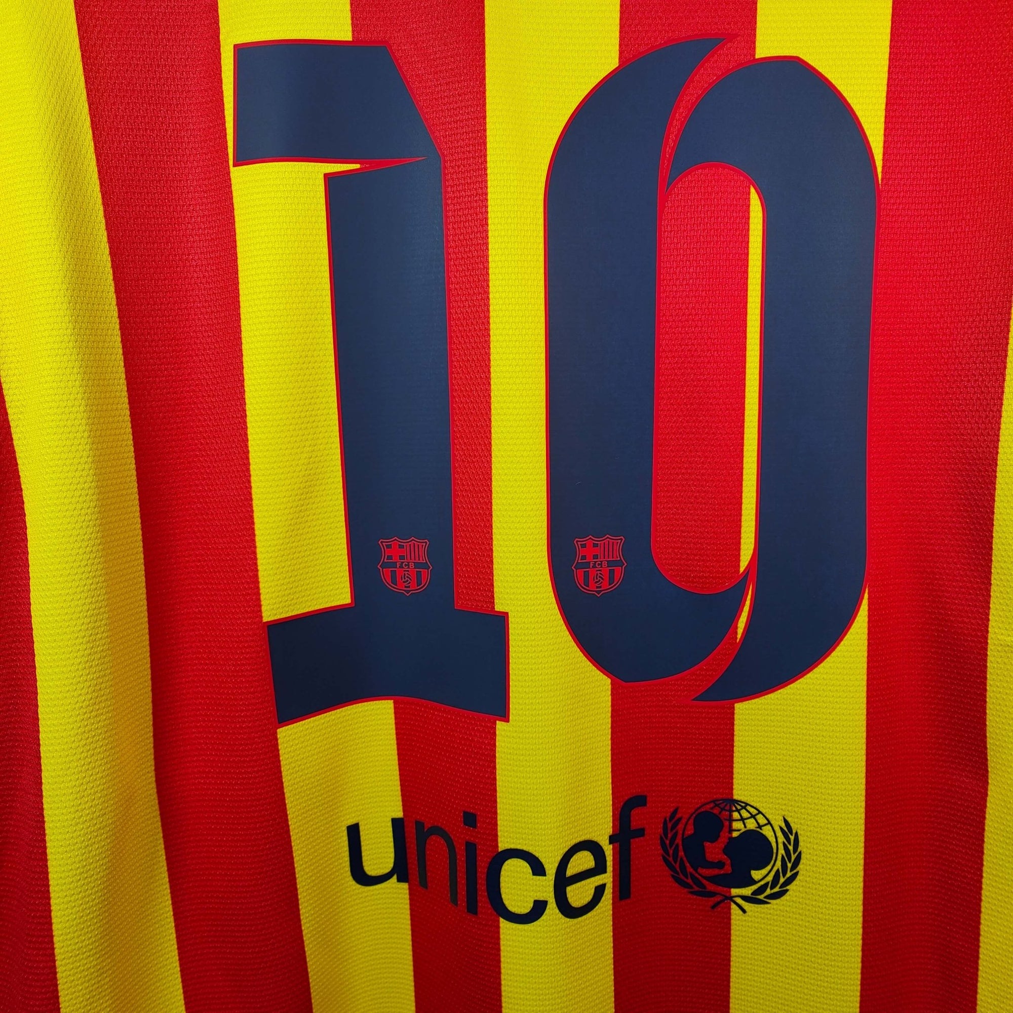 2013 - 15 FC Barcelona Away Shirt Messi 10 - 8.5/10 - (L) - Eternal Pitch