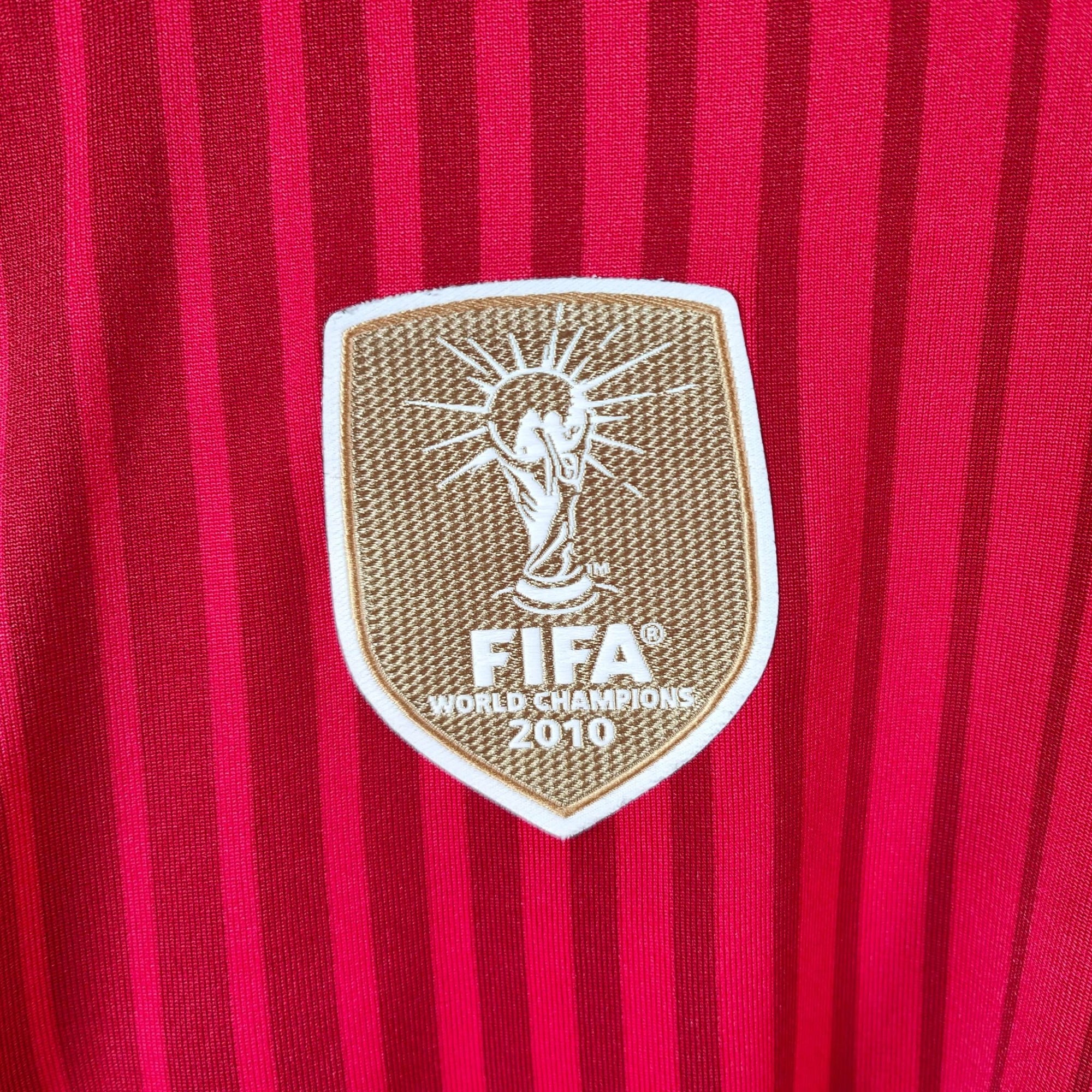 2013 - 15 Spain Home Shirt Iniesta 6 - 8/10 - (XL) - Eternal Pitch