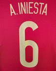 2013 - 15 Spain Home Shirt Iniesta 6 - 9.5/10 - (M) - Eternal Pitch