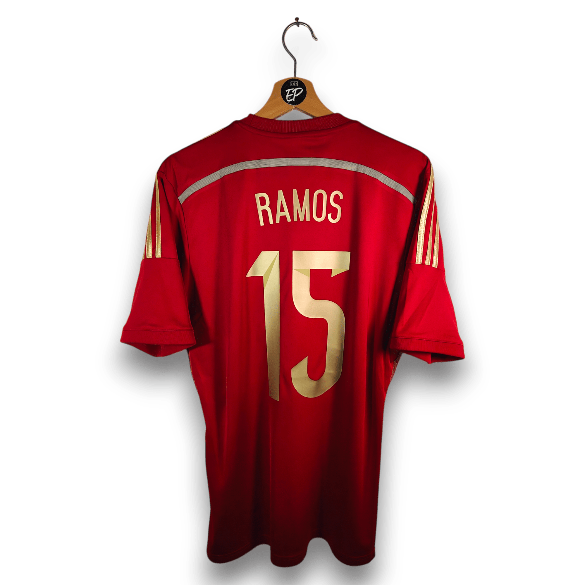 2013 - 15 Spain Home Shirt Sergio Ramos 15 - 9/10 - (M) - Eternal Pitch