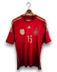 2013 - 15 Spain Home Shirt Sergio Ramos 15 - 9/10 - (M) - Eternal Pitch