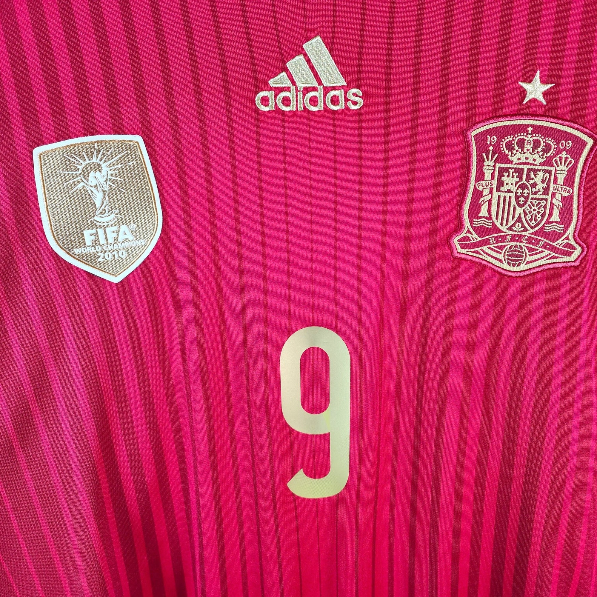 2013 - 15 Spain Home Shirt Torres 9 - 9.5/10 - (XL) - Eternal Pitch