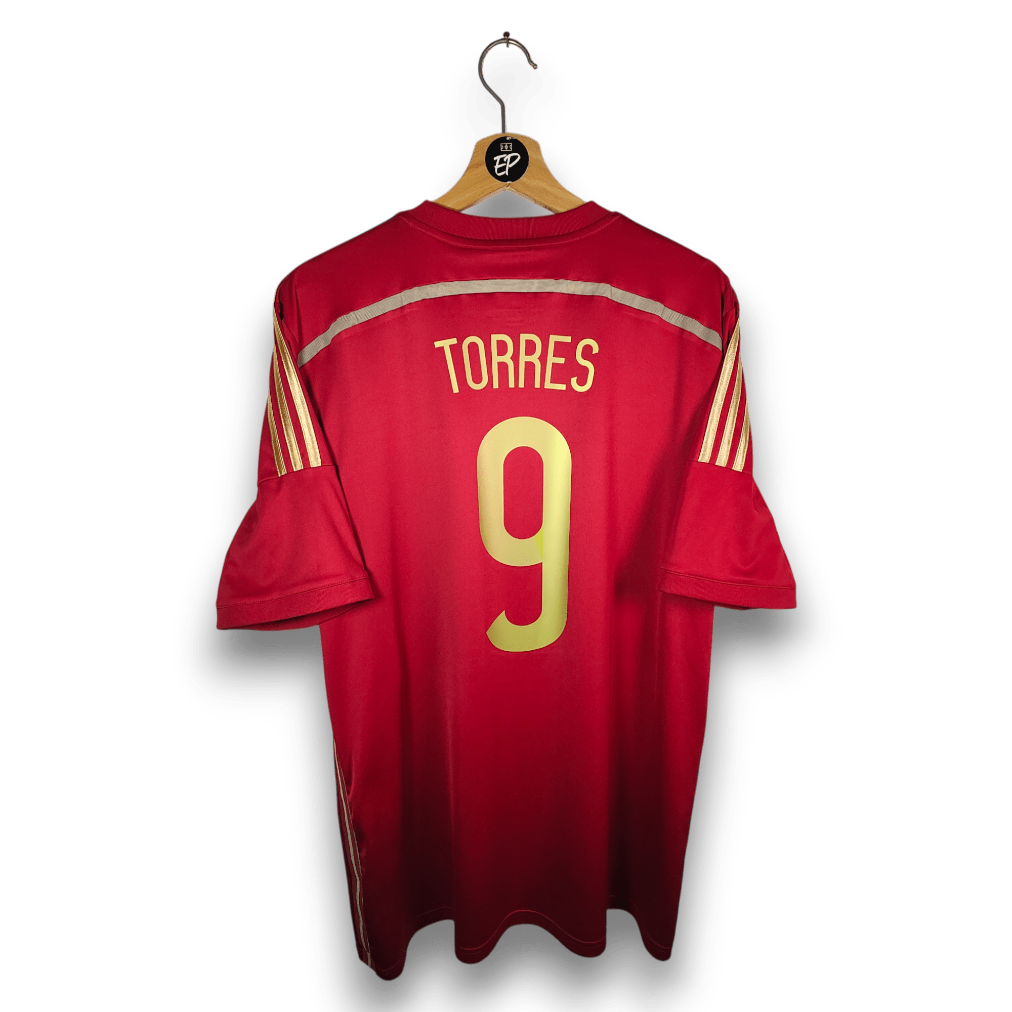 2013 - 15 Spain Home Shirt Torres 9 - 9.5/10 - (XL) - Eternal Pitch