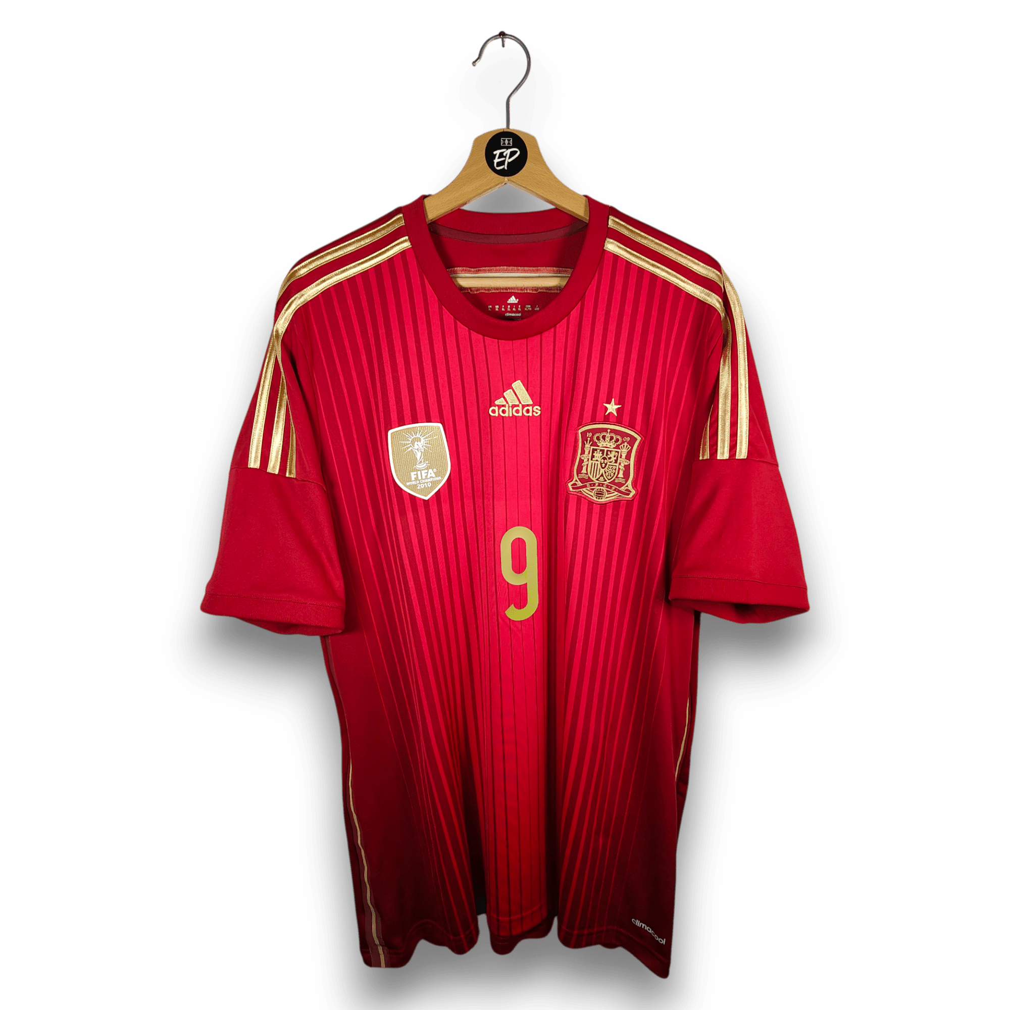 2013 - 15 Spain Home Shirt Torres 9 - 9.5/10 - (XL) - Eternal Pitch
