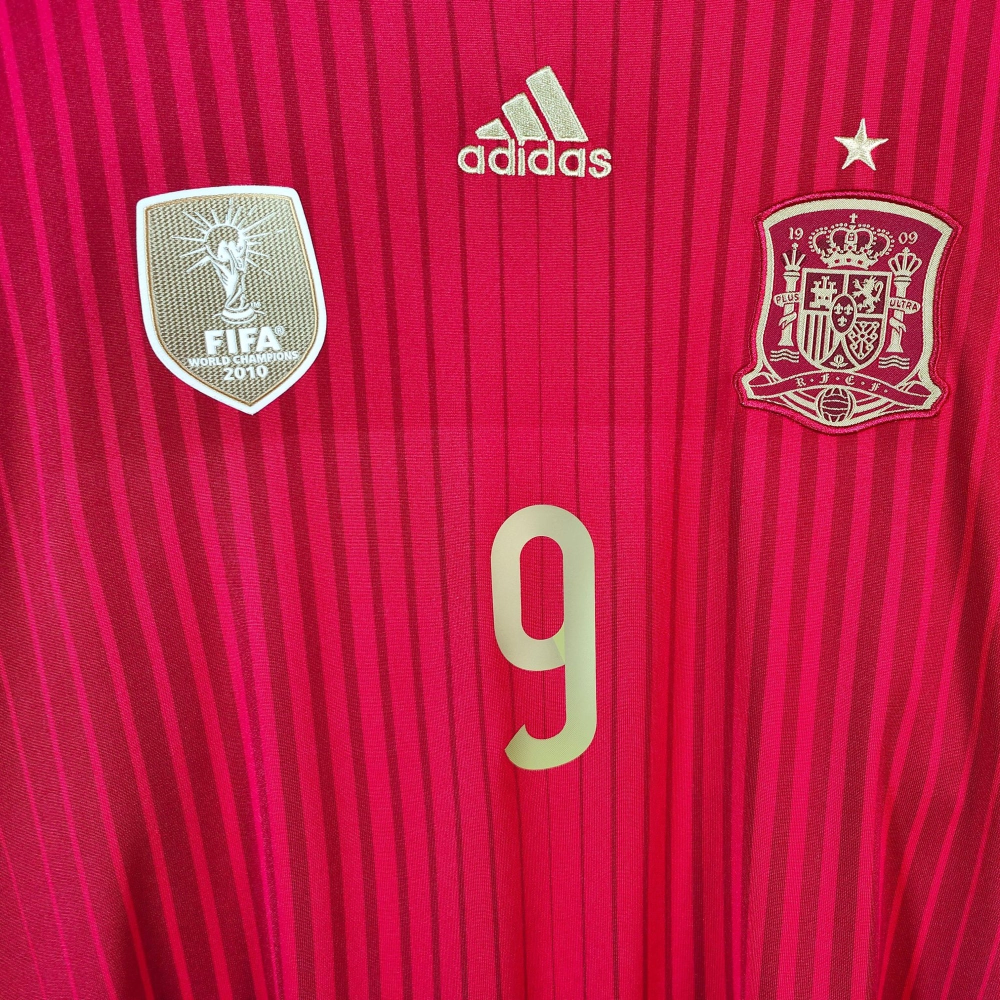 2013 - 15 Spain Home Shirt Torres 9 - 9.5/10 - (XL) - Eternal Pitch
