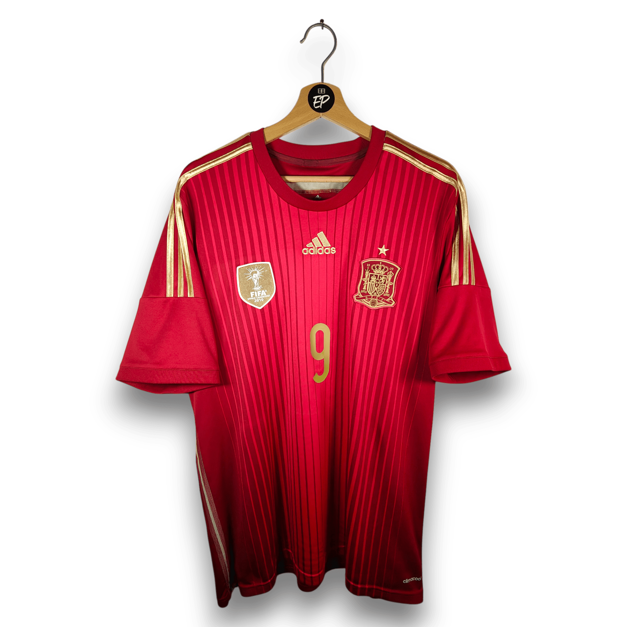 2013 - 15 Spain Home Shirt Torres 9 - 9.5/10 - (XL) - Eternal Pitch