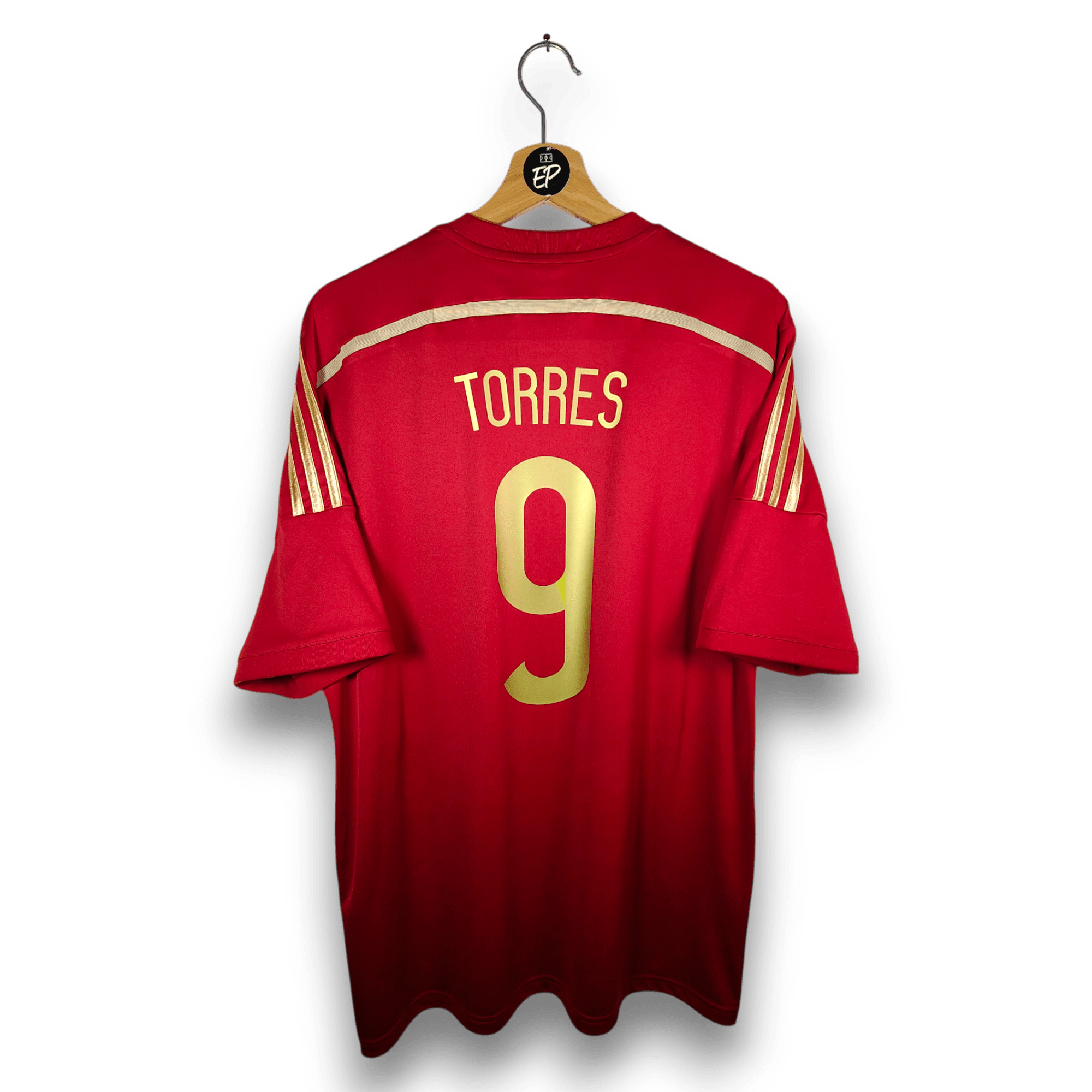 2013 - 15 Spain Home Shirt Torres 9 - 9.5/10 - (XL) - Eternal Pitch
