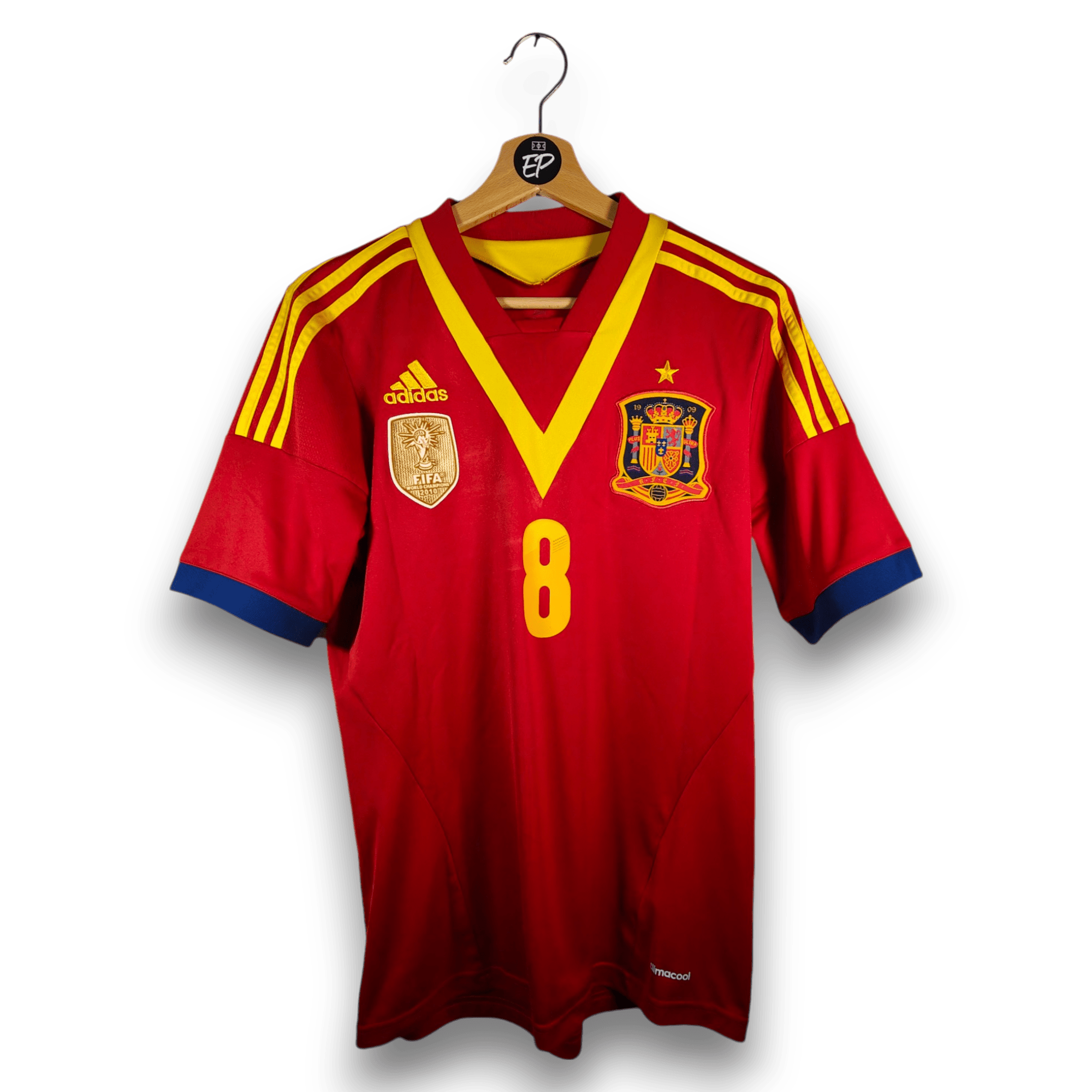 2013 Spain Home Shirt Xavi 8 - 8.5/10 - (S) - Eternal Pitch