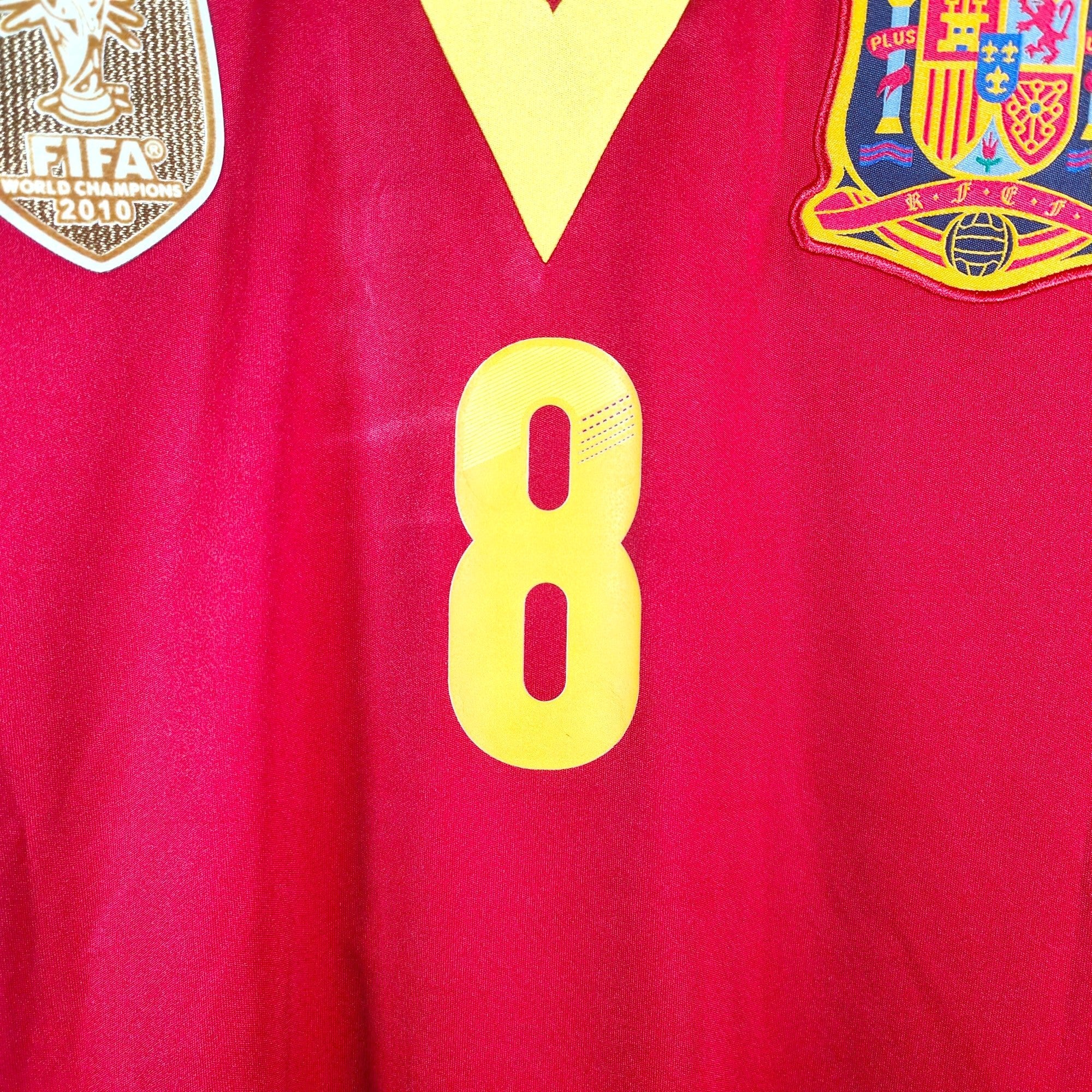 2013 Spain Home Shirt Xavi 8 - 8.5/10 - (S) - Eternal Pitch
