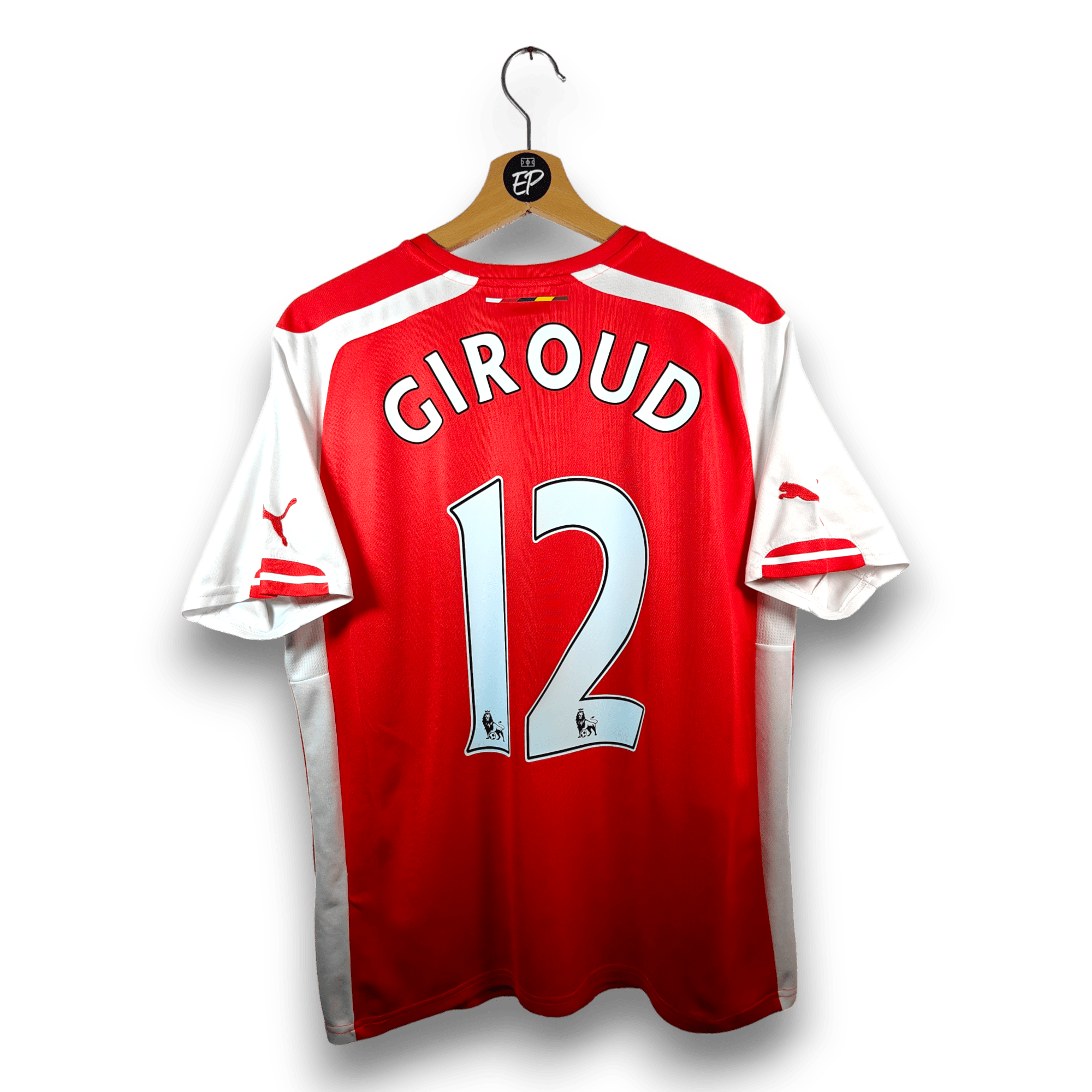 2014 - 15 Arsenal Home Shirt Giroud 12 - 9/10 - (M) - Eternal Pitch