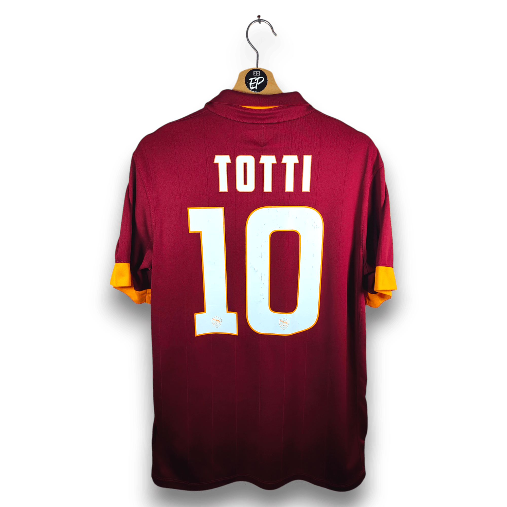 2014 - 15 AS Roma Home Shirt Totti 10 - 8/10 - (M) - Eternal Pitch