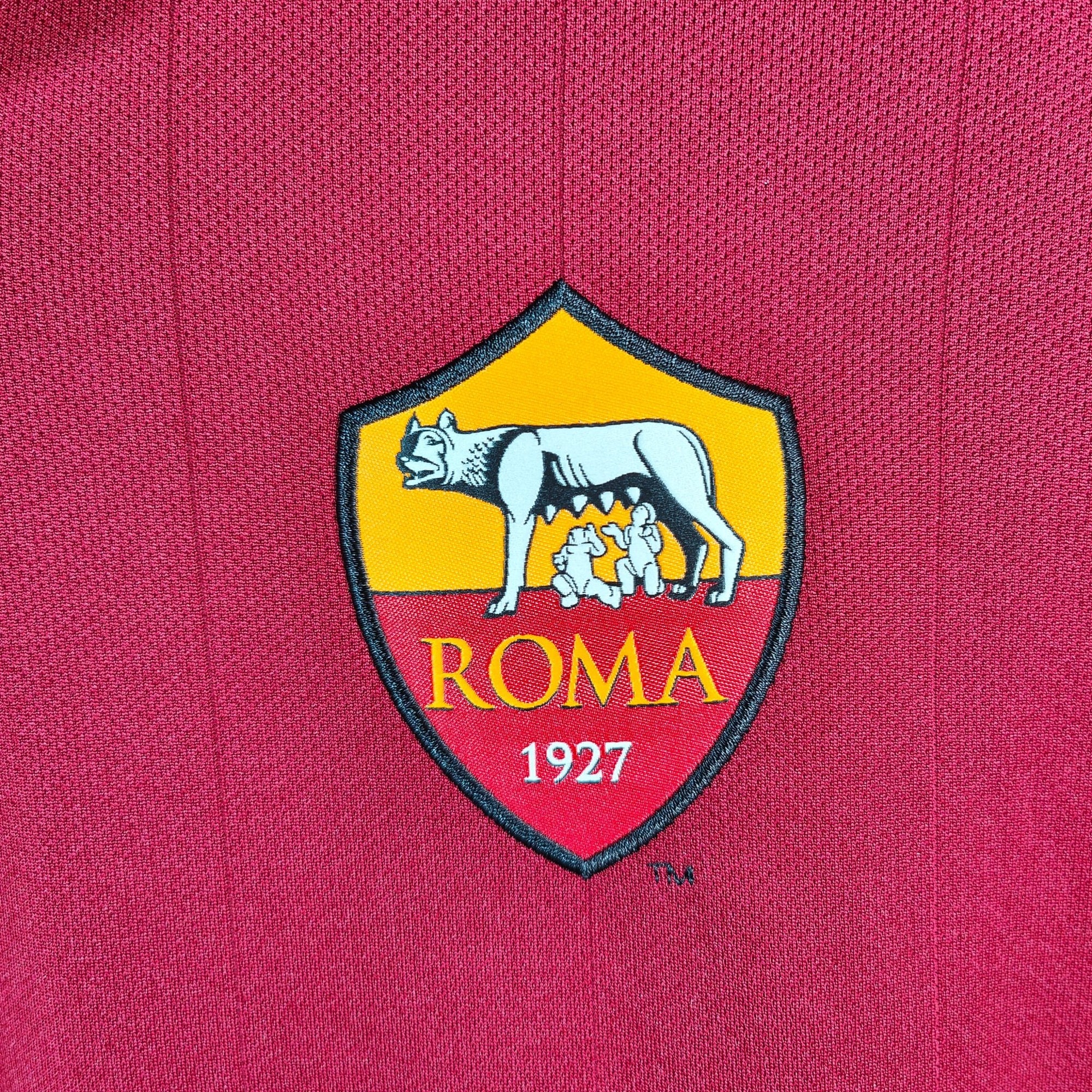 2014 - 15 AS Roma Home Shirt Totti 10 - 8/10 - (M) - Eternal Pitch