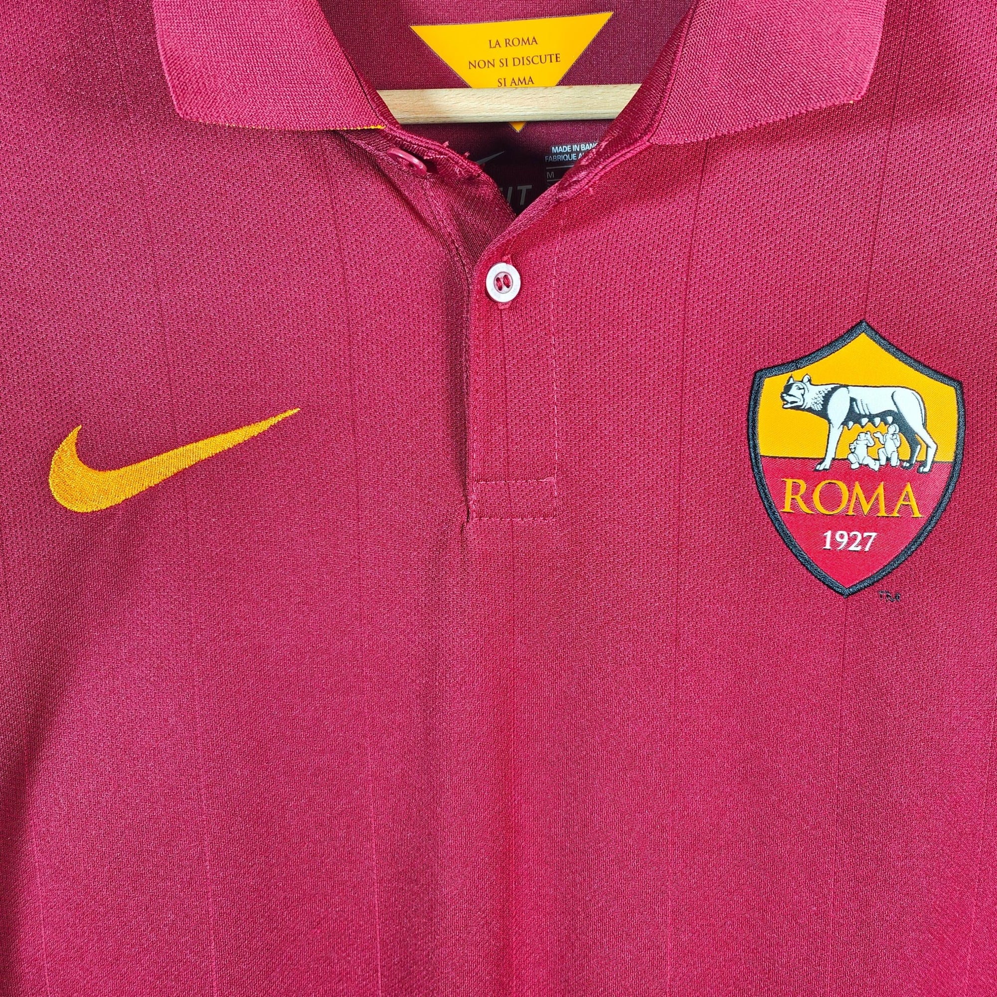 2014 - 15 AS Roma Home Shirt Totti 10 - 8/10 - (M) - Eternal Pitch