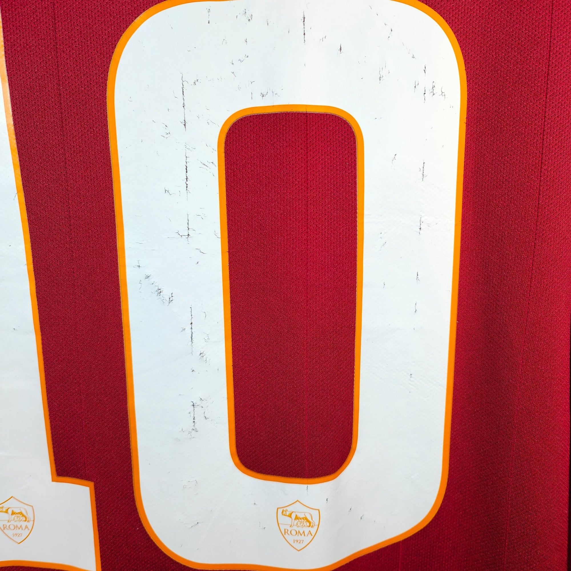 2014 - 15 AS Roma Home Shirt Totti 10 - 8/10 - (M) - Eternal Pitch