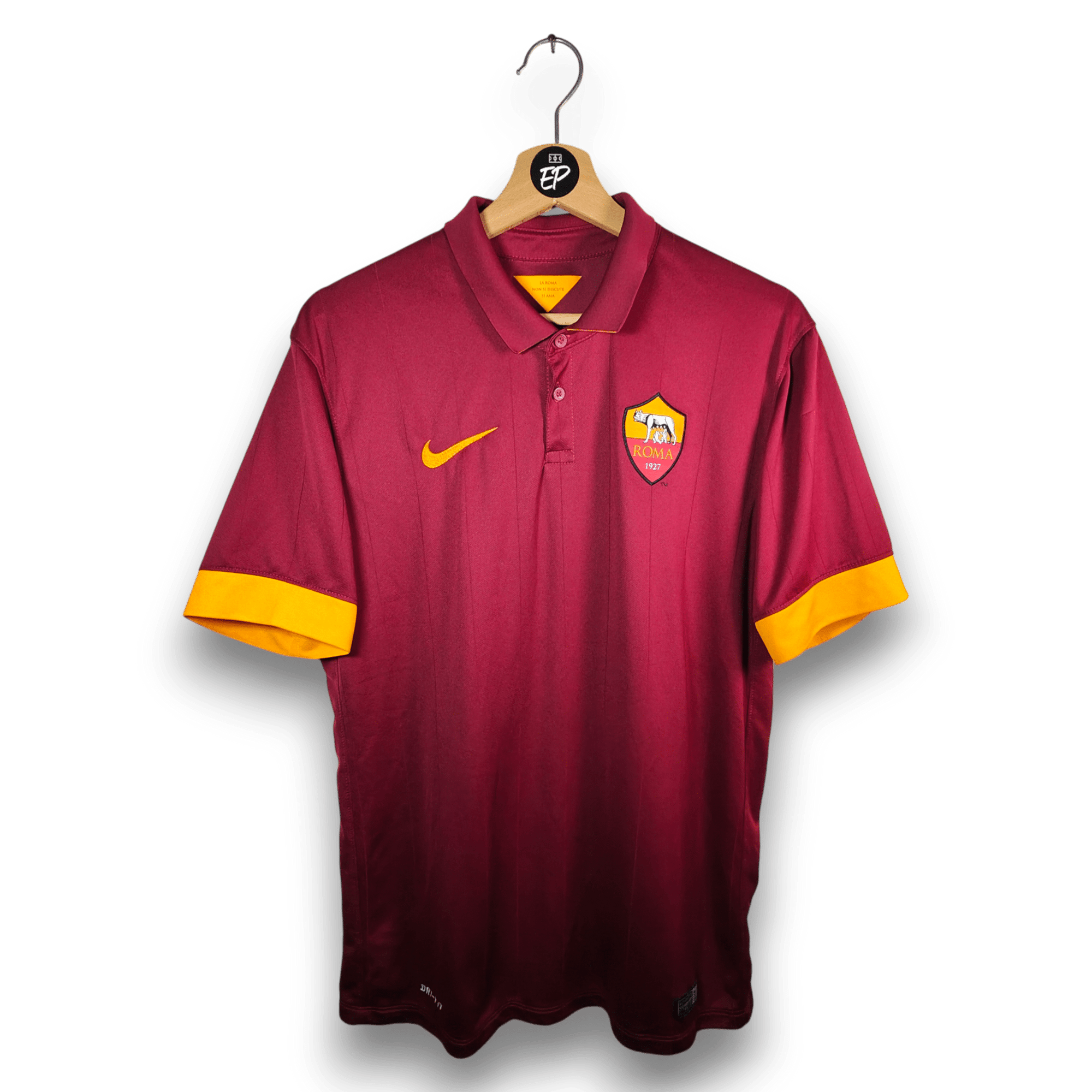 2014 - 15 AS Roma Home Shirt Totti 10 - 8.5/10 - (L) - Eternal Pitch
