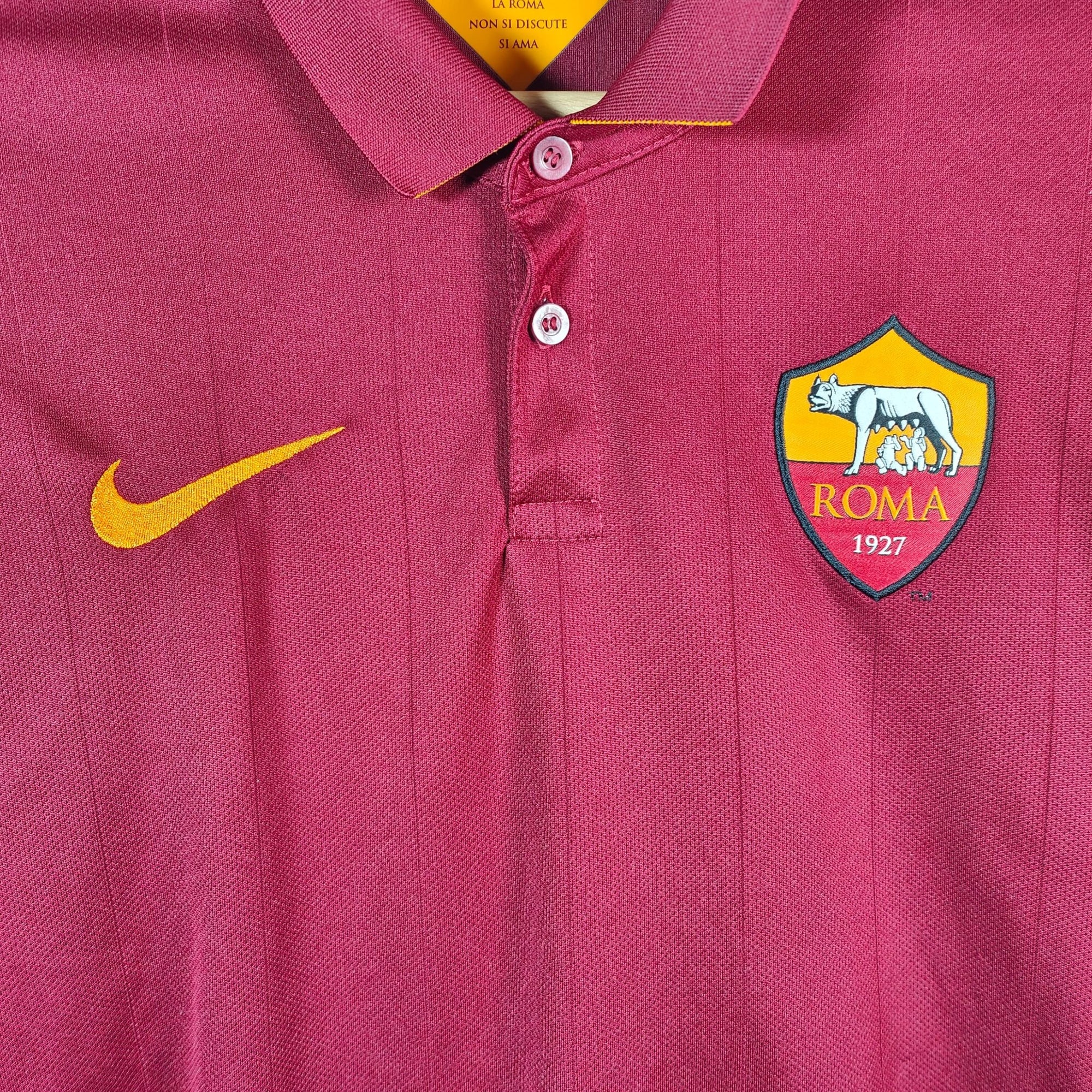 2014 - 15 AS Roma Home Shirt Totti 10 - 8.5/10 - (L) - Eternal Pitch