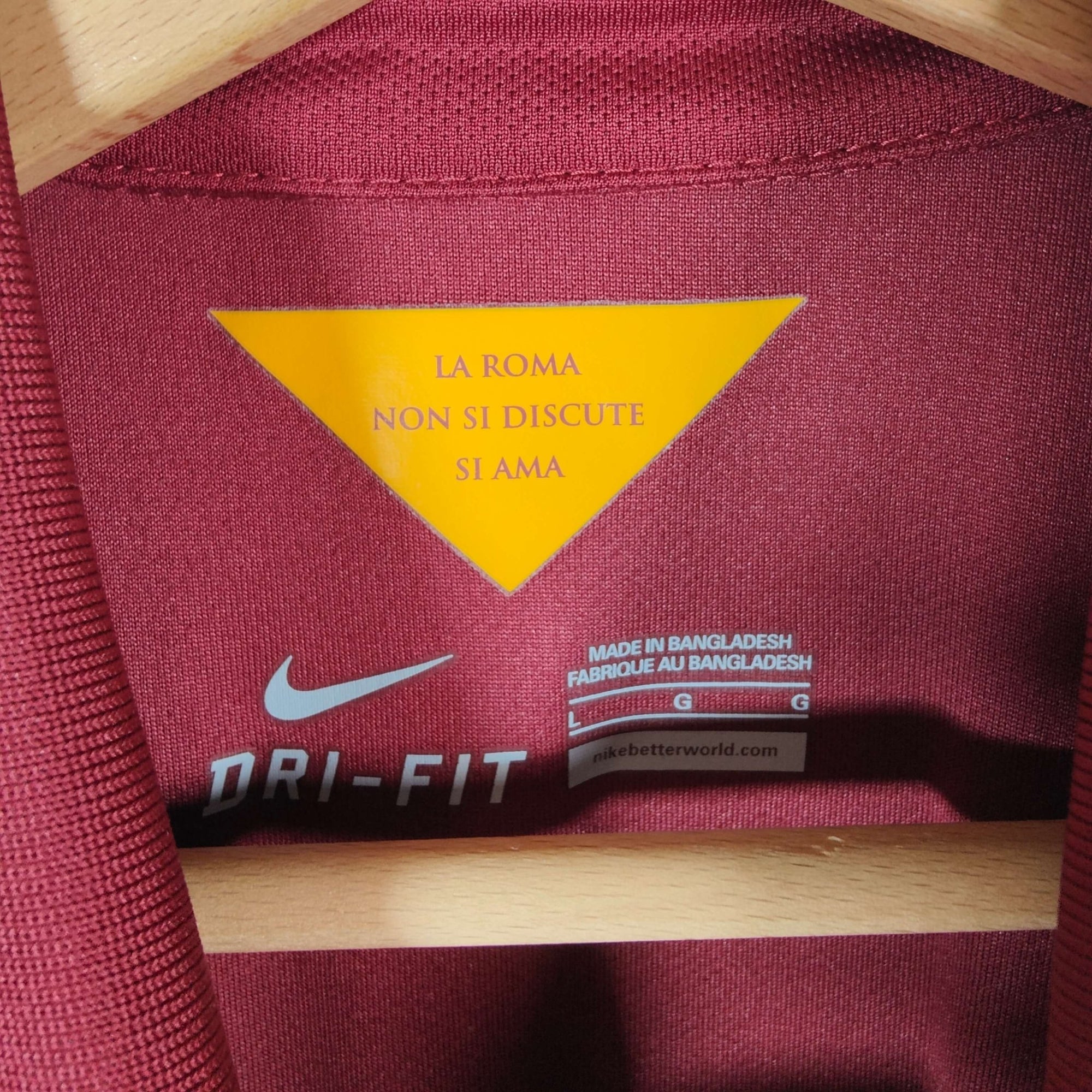 2014 - 15 AS Roma Home Shirt Totti 10 - 8.5/10 - (L) - Eternal Pitch