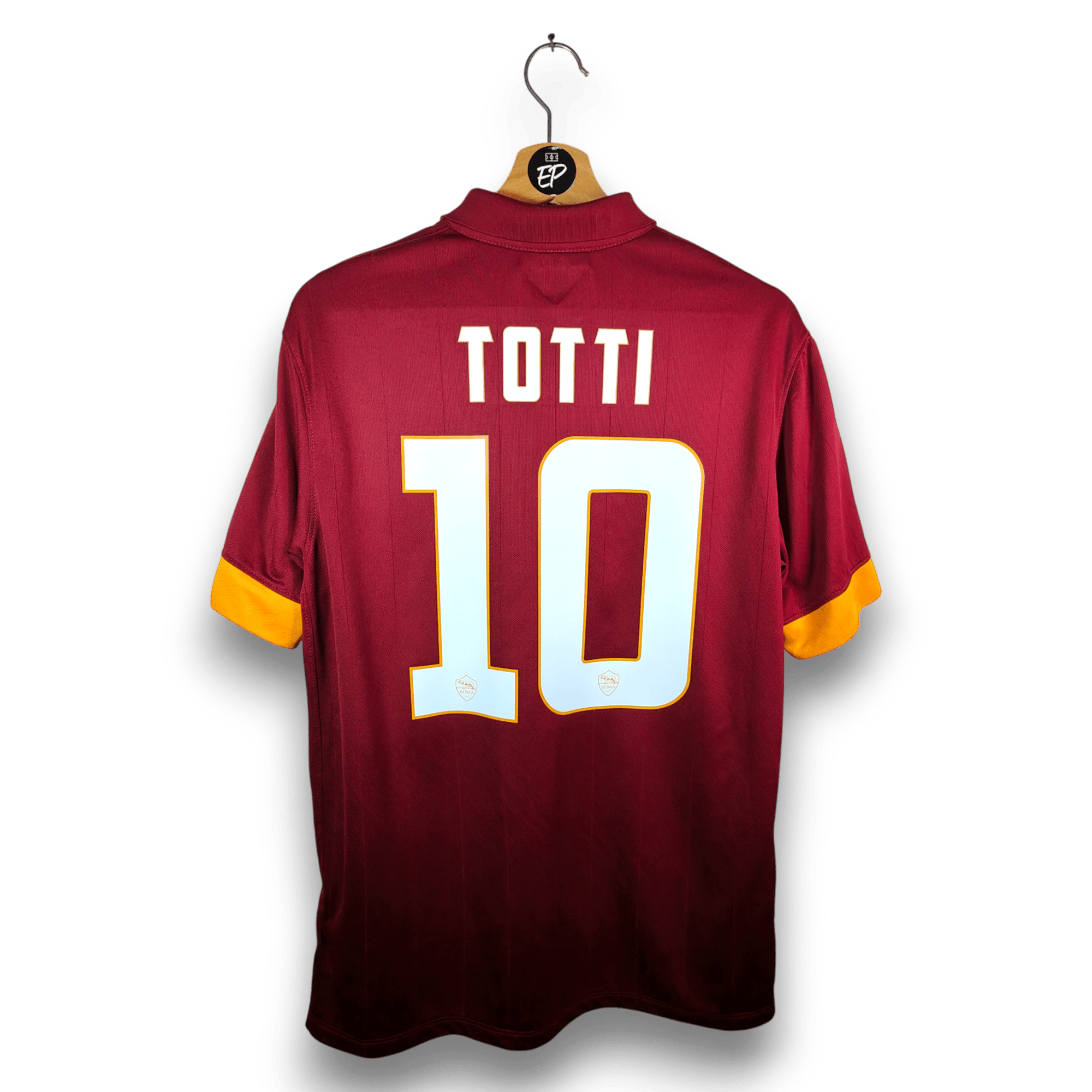 2014 - 15 AS Roma Home Shirt Totti 10 - 8.5/10 - (L) - Eternal Pitch