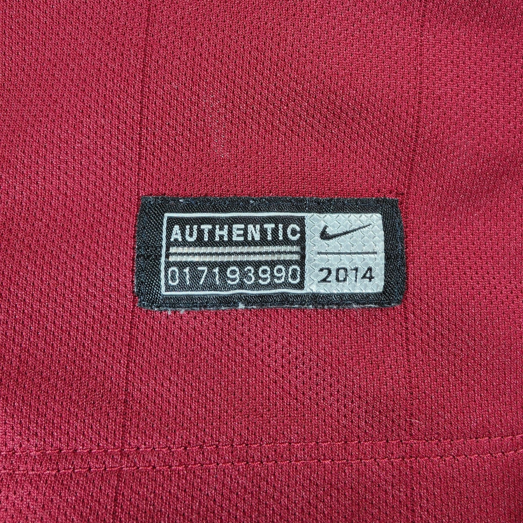 2014 - 15 AS Roma Home Shirt Totti 10 - 8.5/10 - (XL) - Eternal Pitch