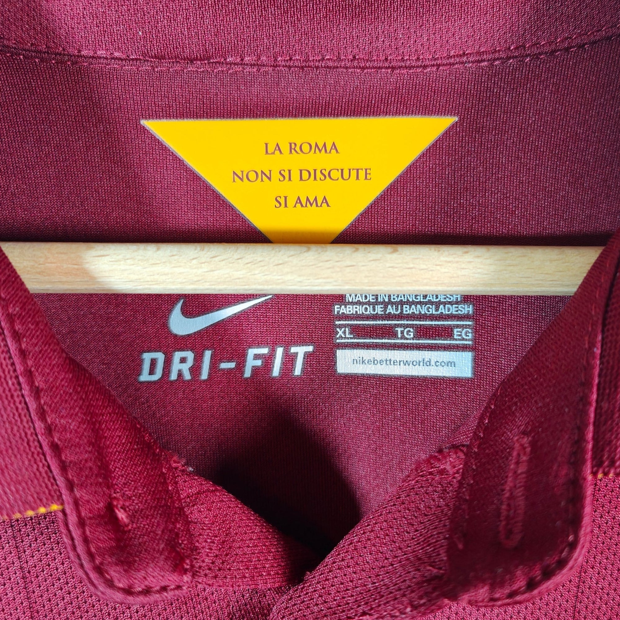 2014 - 15 AS Roma Home Shirt Totti 10 - 8.5/10 - (XL) - Eternal Pitch