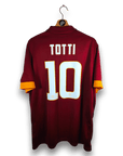 2014 - 15 AS Roma Home Shirt Totti 10 - 8.5/10 - (XL) - Eternal Pitch