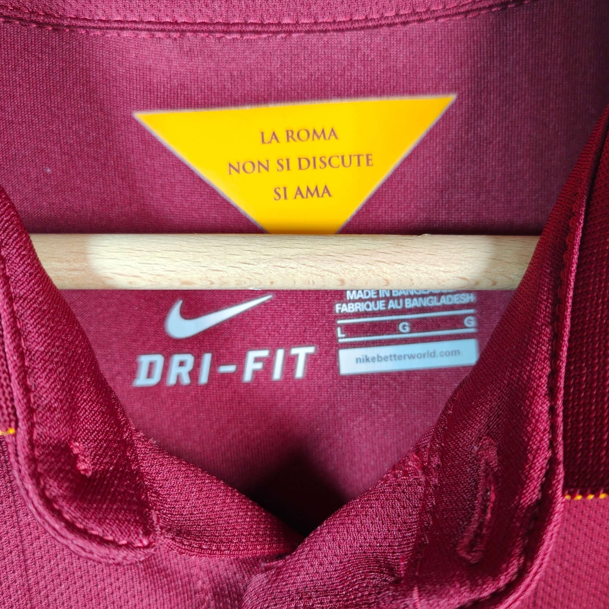 2014 - 15 AS Roma Home Shirt Totti 10 - 9/10 - (L) - Eternal Pitch