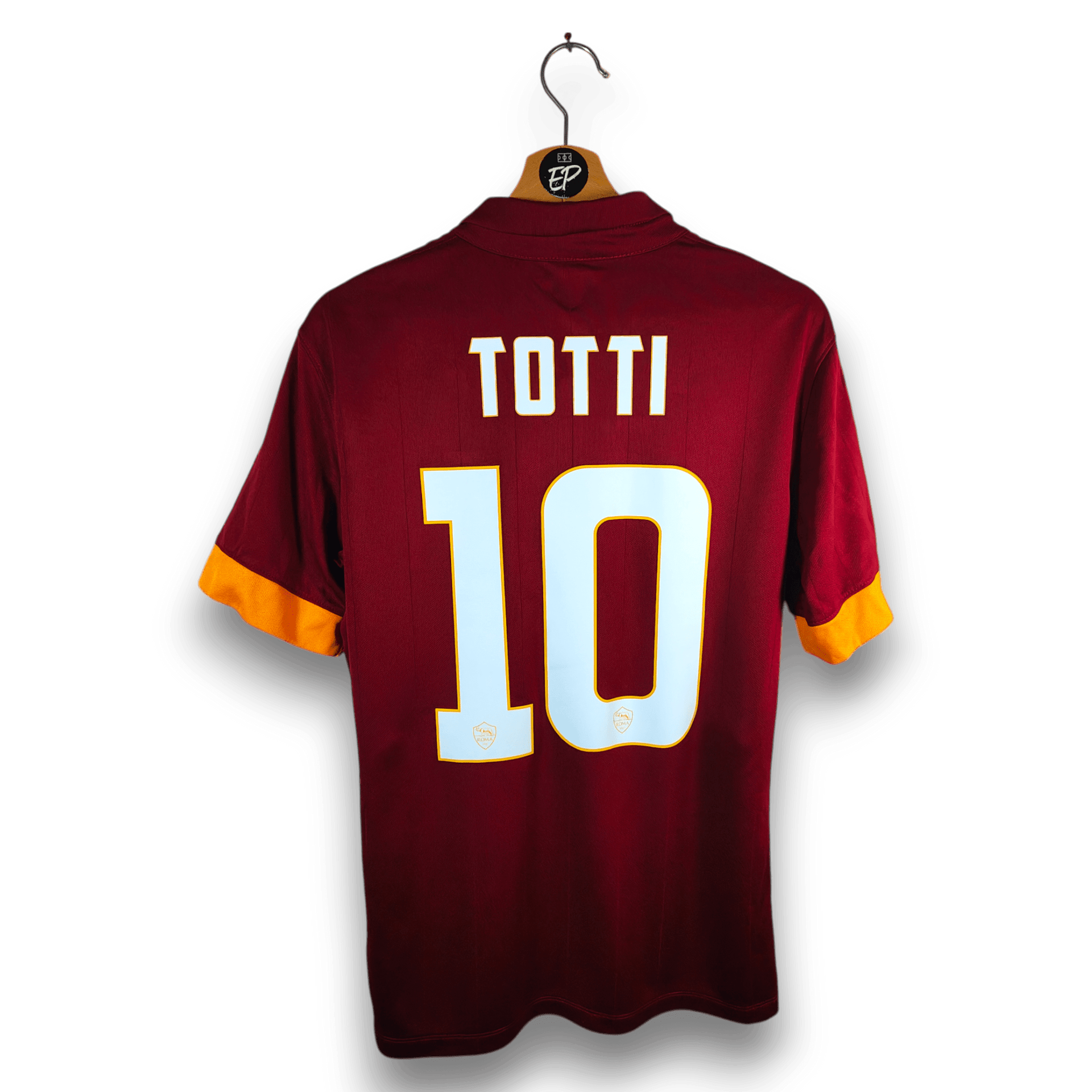 2014-15 AS Roma Home Shirt Totti #10 - 9.5/10 - (M