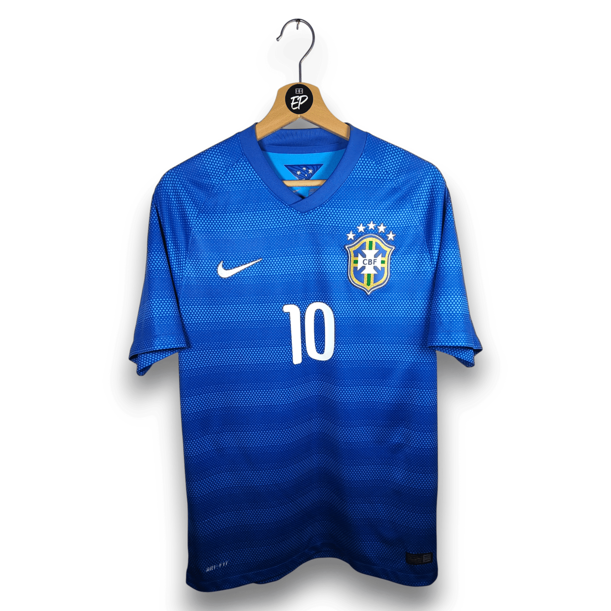 2014 - 15 Brazil Away Shirt Neymar 10 - 9.5/10 - (M) - Eternal Pitch