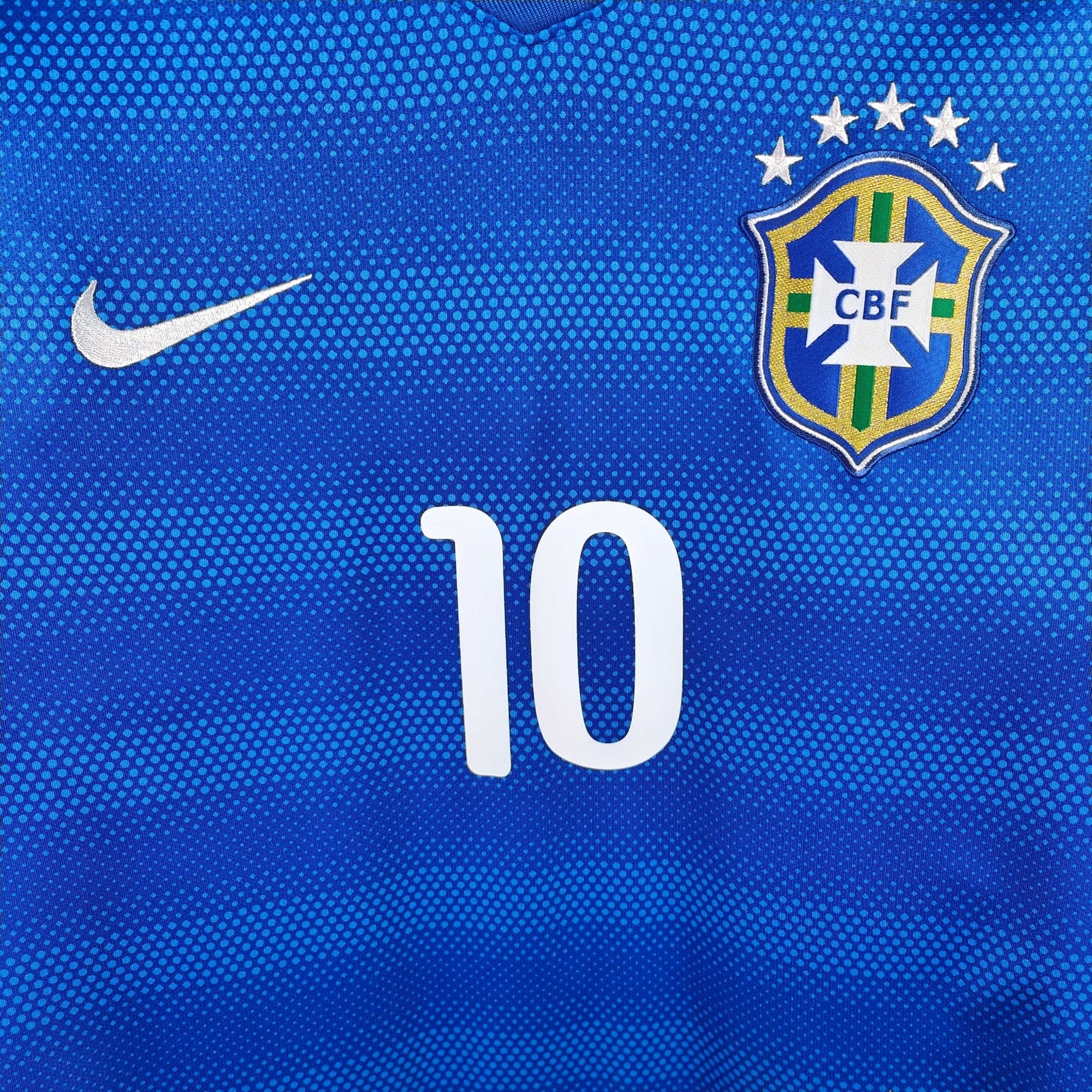 2014 - 15 Brazil Away Shirt Neymar 10 - 9.5/10 - (M) - Eternal Pitch