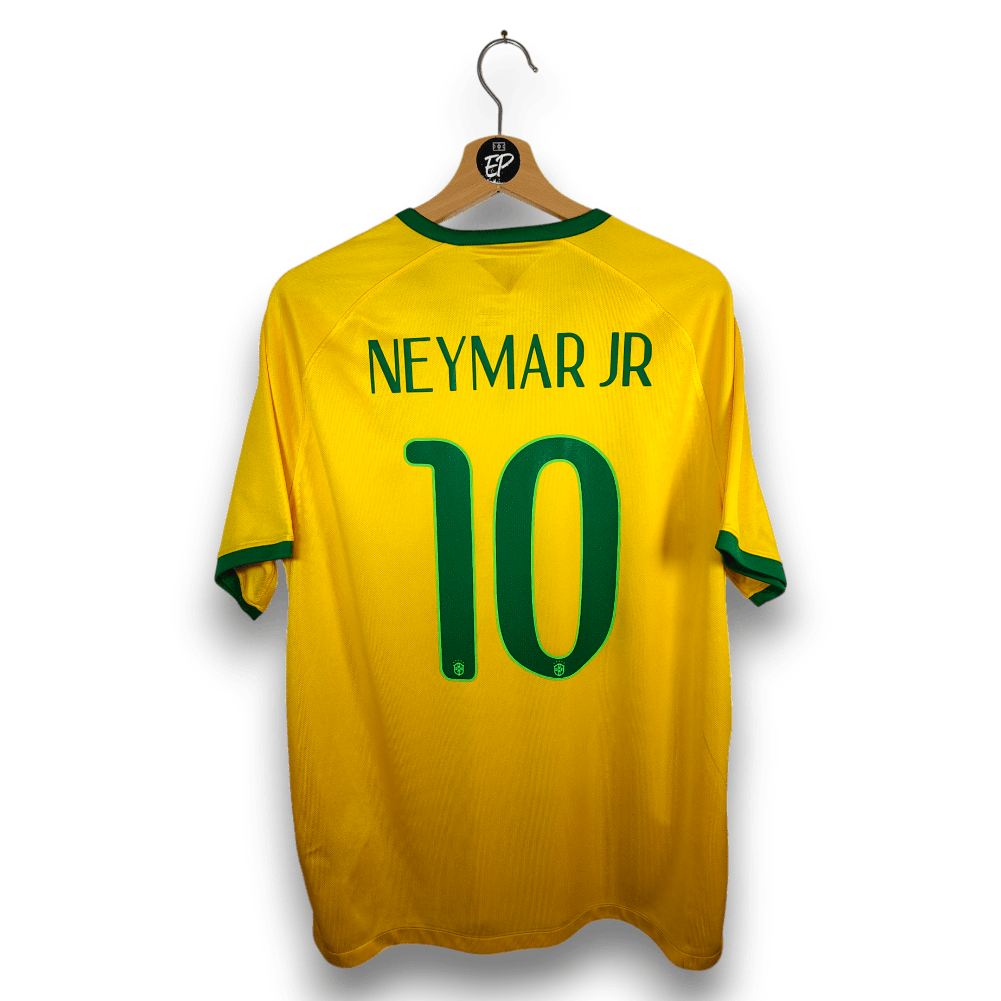 2014 - 15 Brazil Home Shirt Neymar 10 - 9.5/10 - (L) - Eternal Pitch