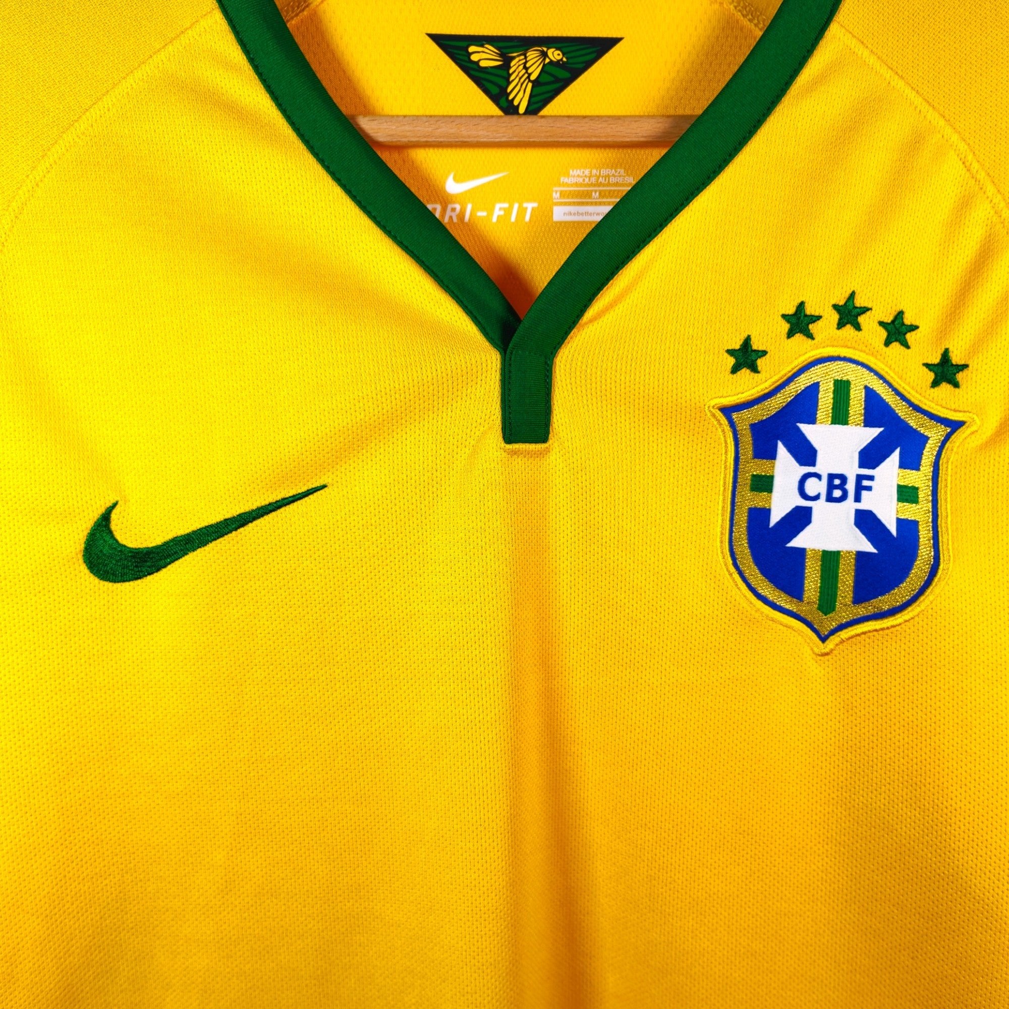 2014 - 15 Brazil Player Version Home Shirt - 9/10 - (M) - Eternal Pitch