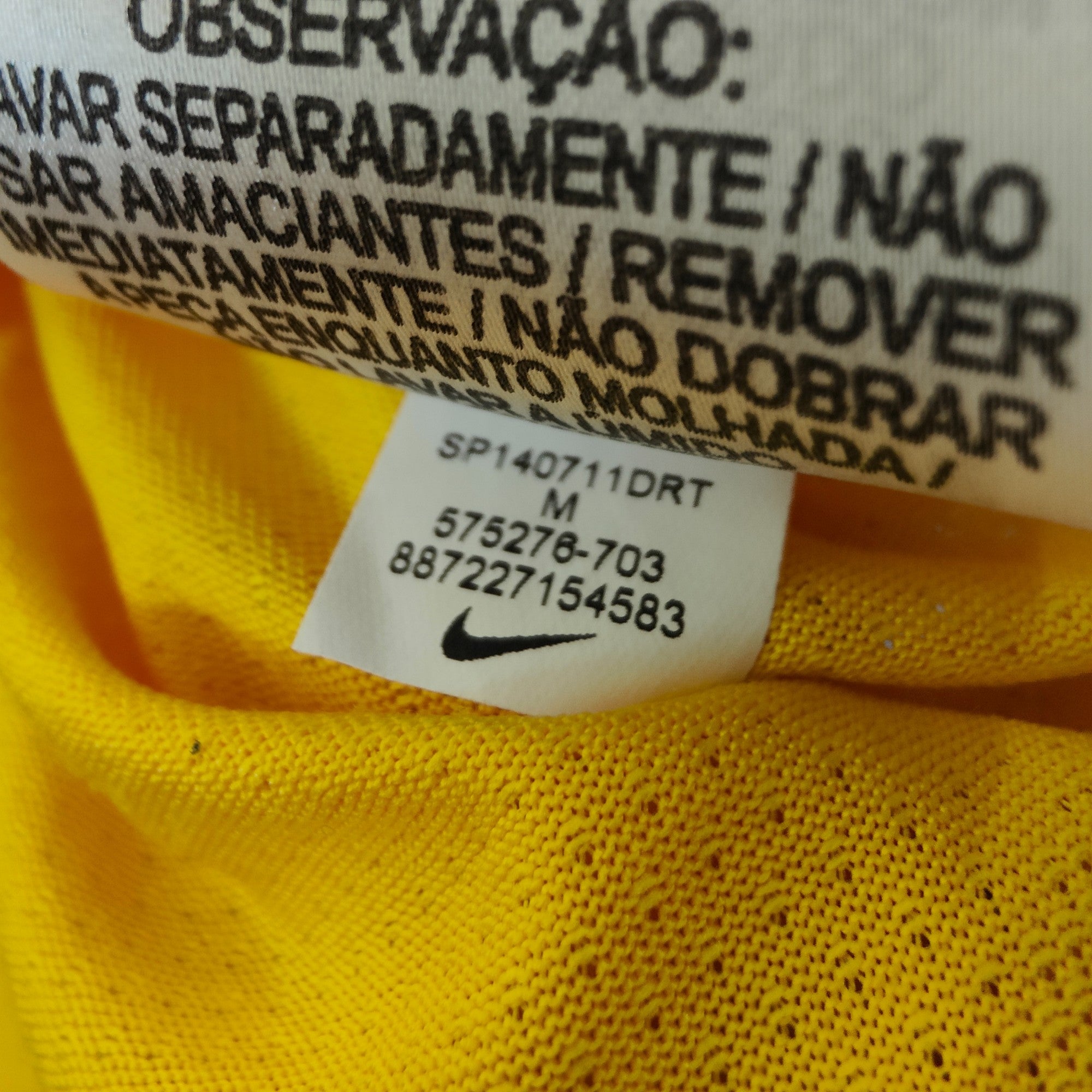 2014 - 15 Brazil Player Version Home Shirt - 9/10 - (M) - Eternal Pitch