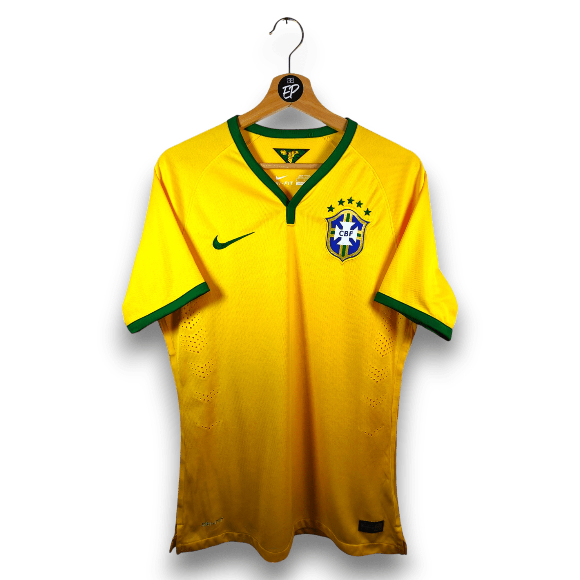 2014 - 15 Brazil Player Version Home Shirt - 9/10 - (M) - Eternal Pitch