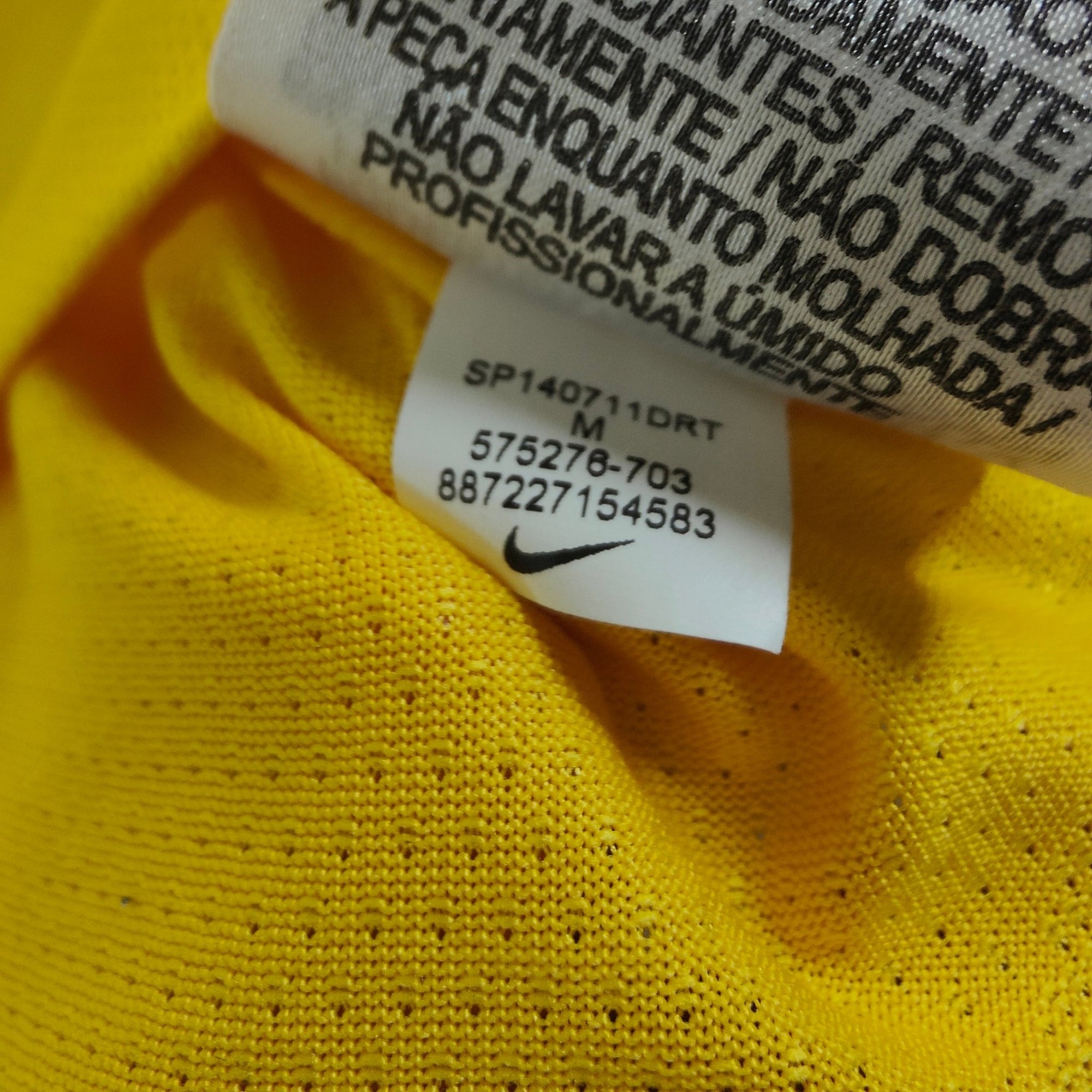 2014 - 15 Brazil Player Version Home Shirt Neymar 10 - 9.5/10 - (M) - Eternal Pitch