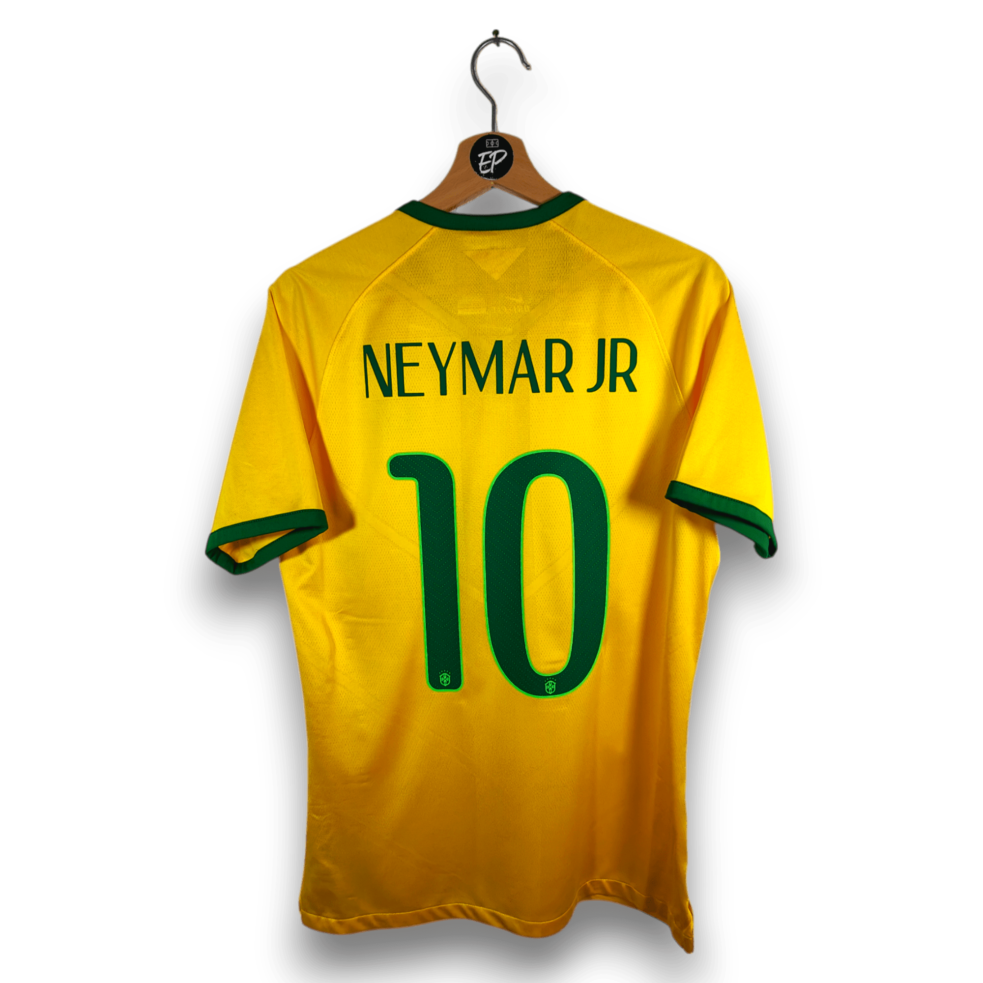 2014 - 15 Brazil Player Version Home Shirt Neymar 10 - 9.5/10 - (M) - Eternal Pitch